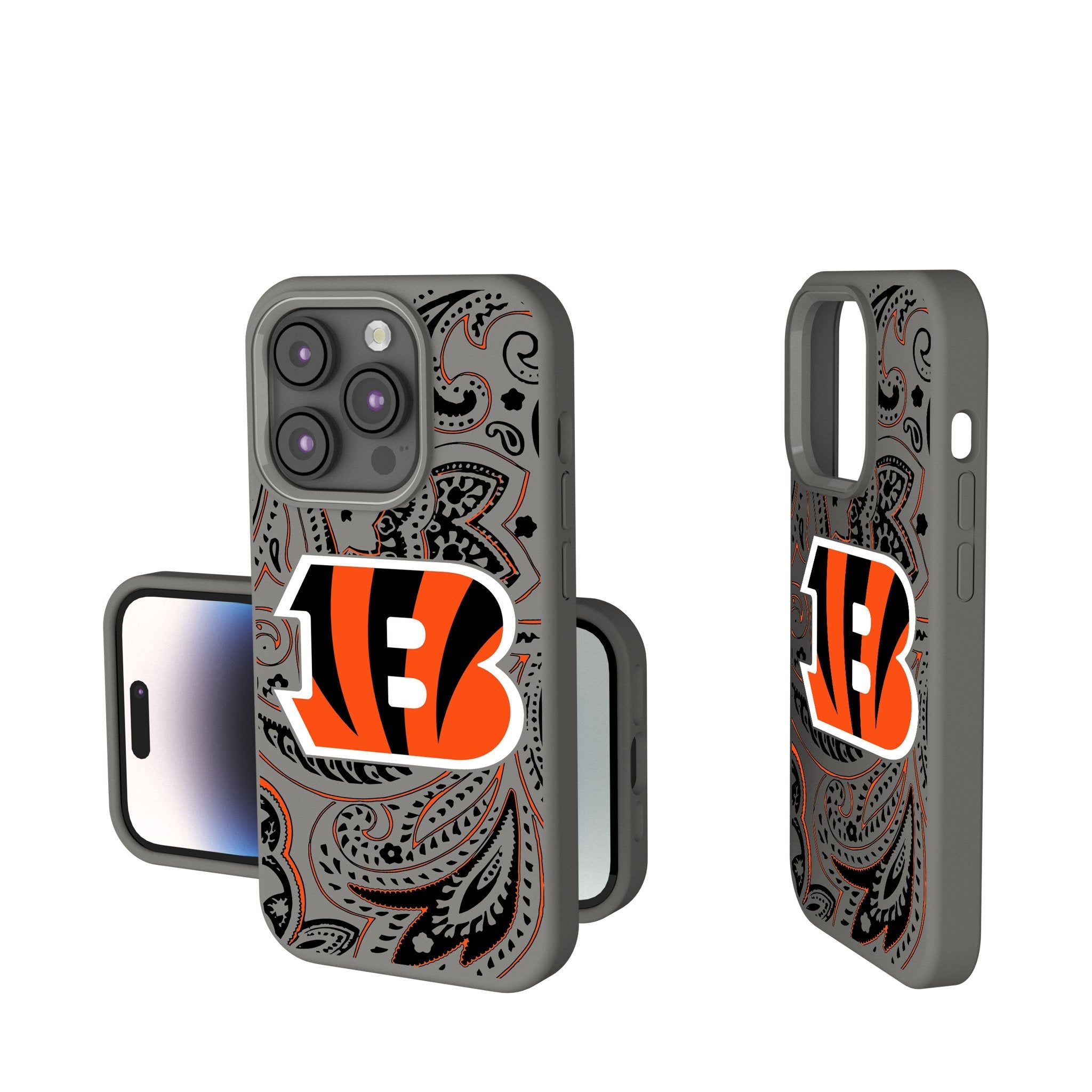 Cincinnati Bengals Paisley Soft Touch Phone Case