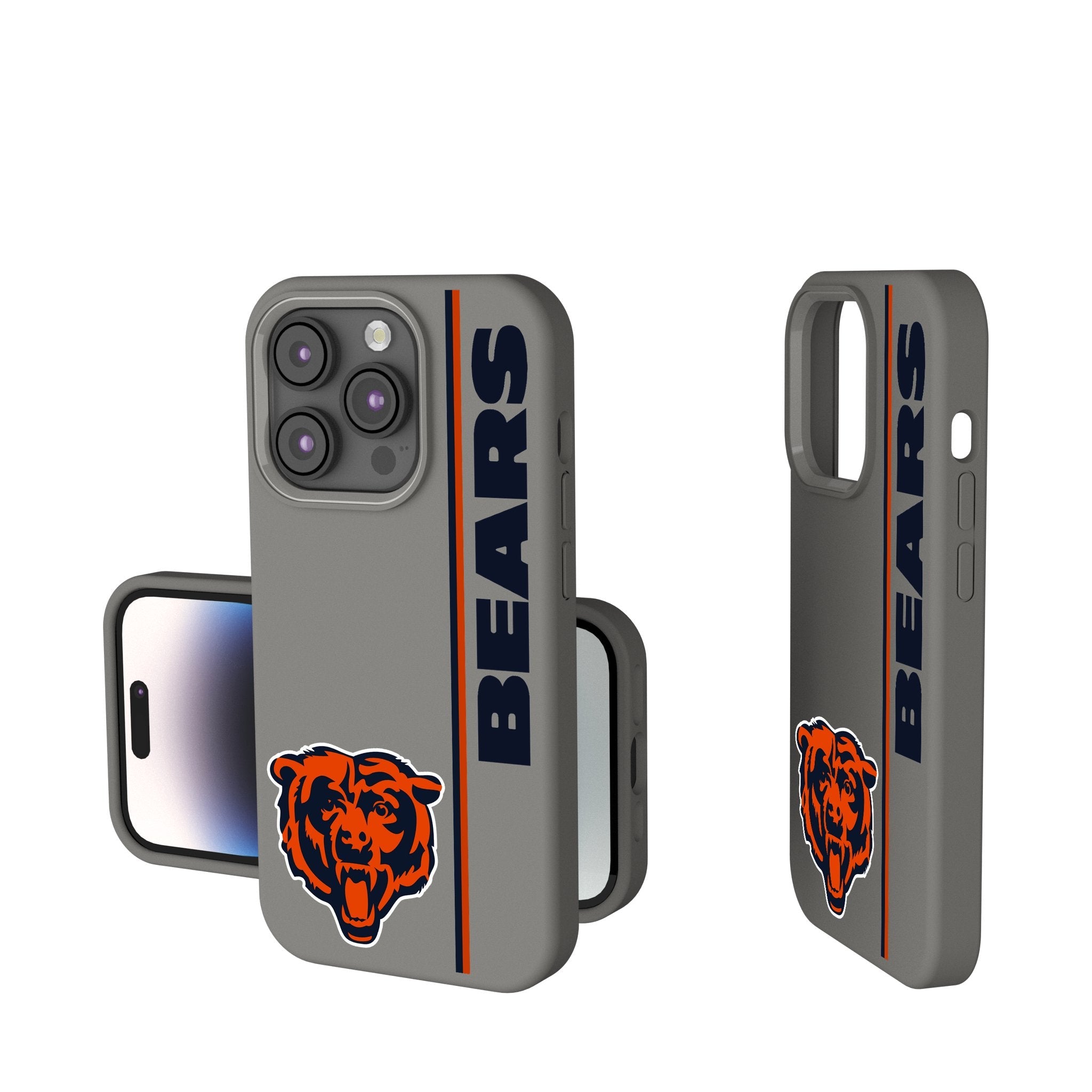 Chicago Bears Sidebar Soft Touch Phone Case 1