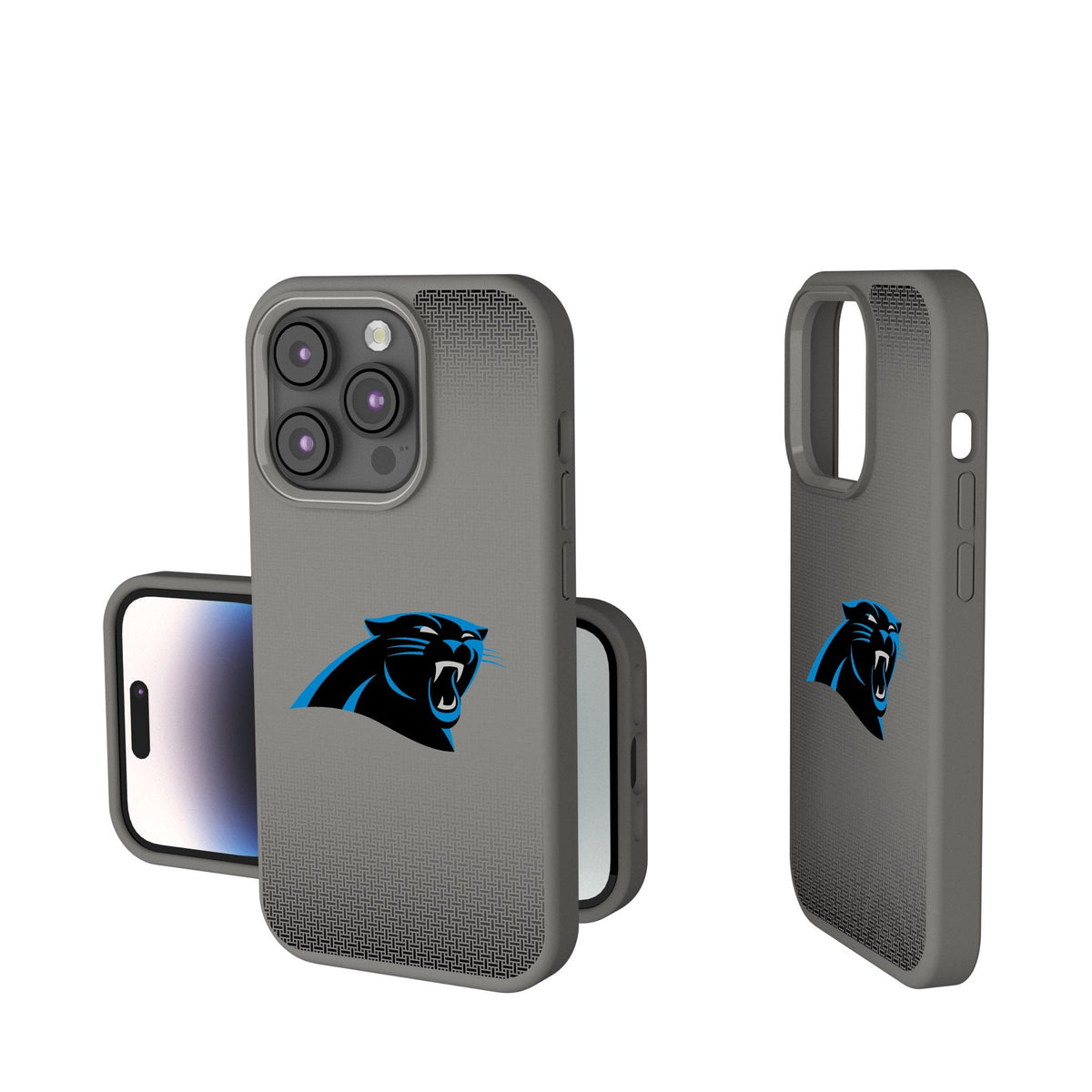 Carolina Panthers Linen Soft Touch Phone Case 1