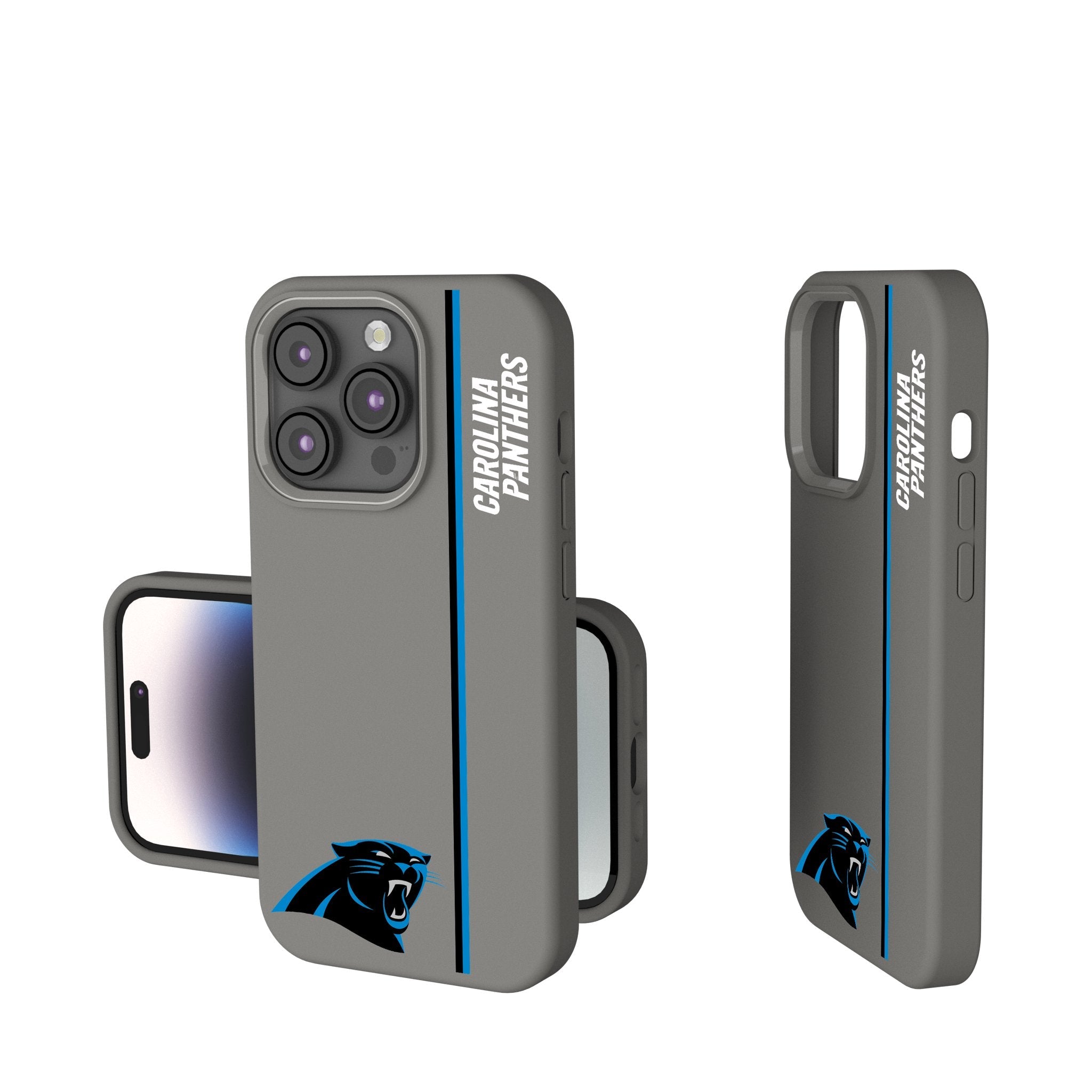 Carolina Panthers Sidebar Soft Touch Phone Case 1