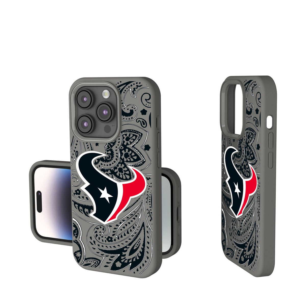 Houston Texans Paisley Soft Touch Phone Case 1
