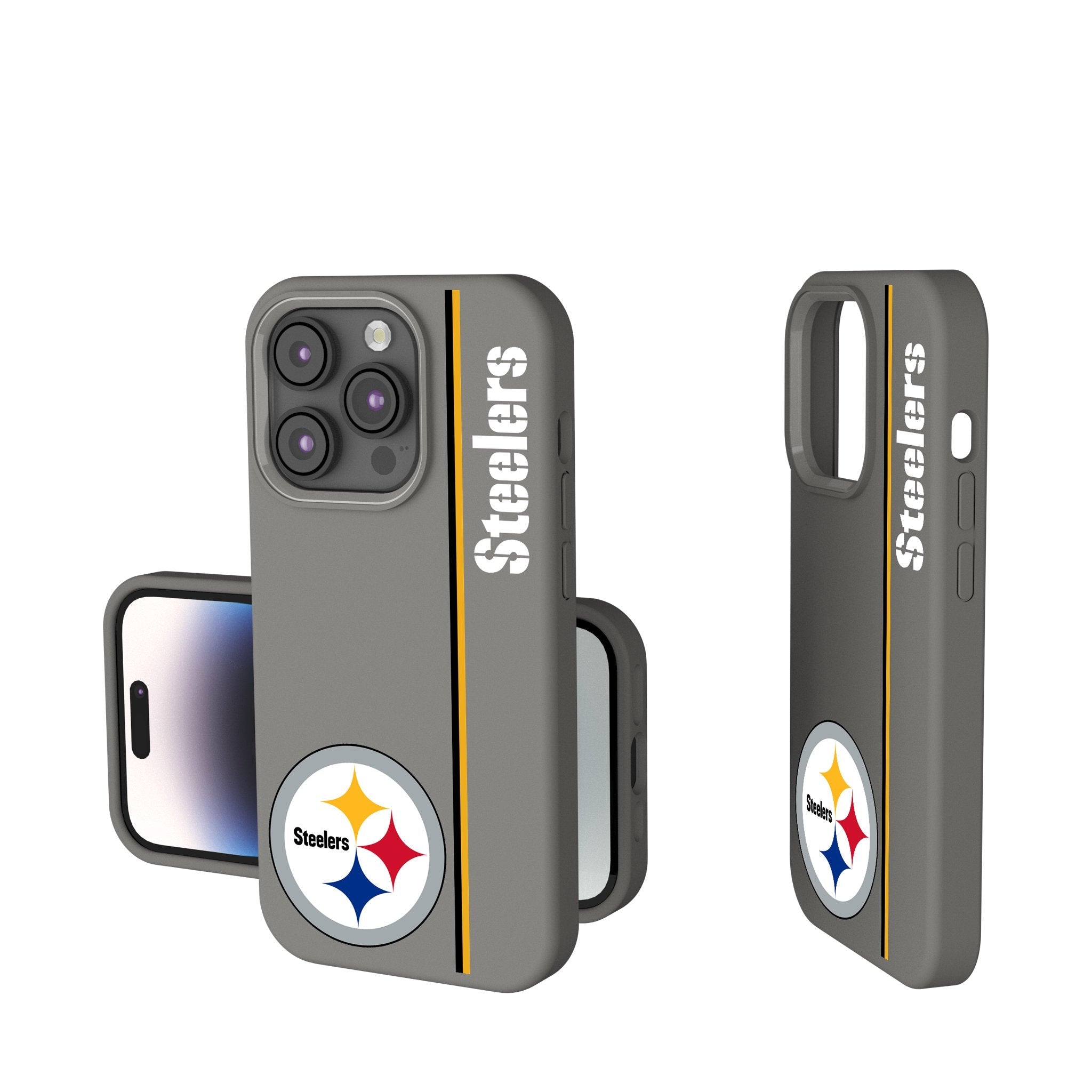 Pittsburgh Steelers Sidebar Soft Touch Phone Case 1