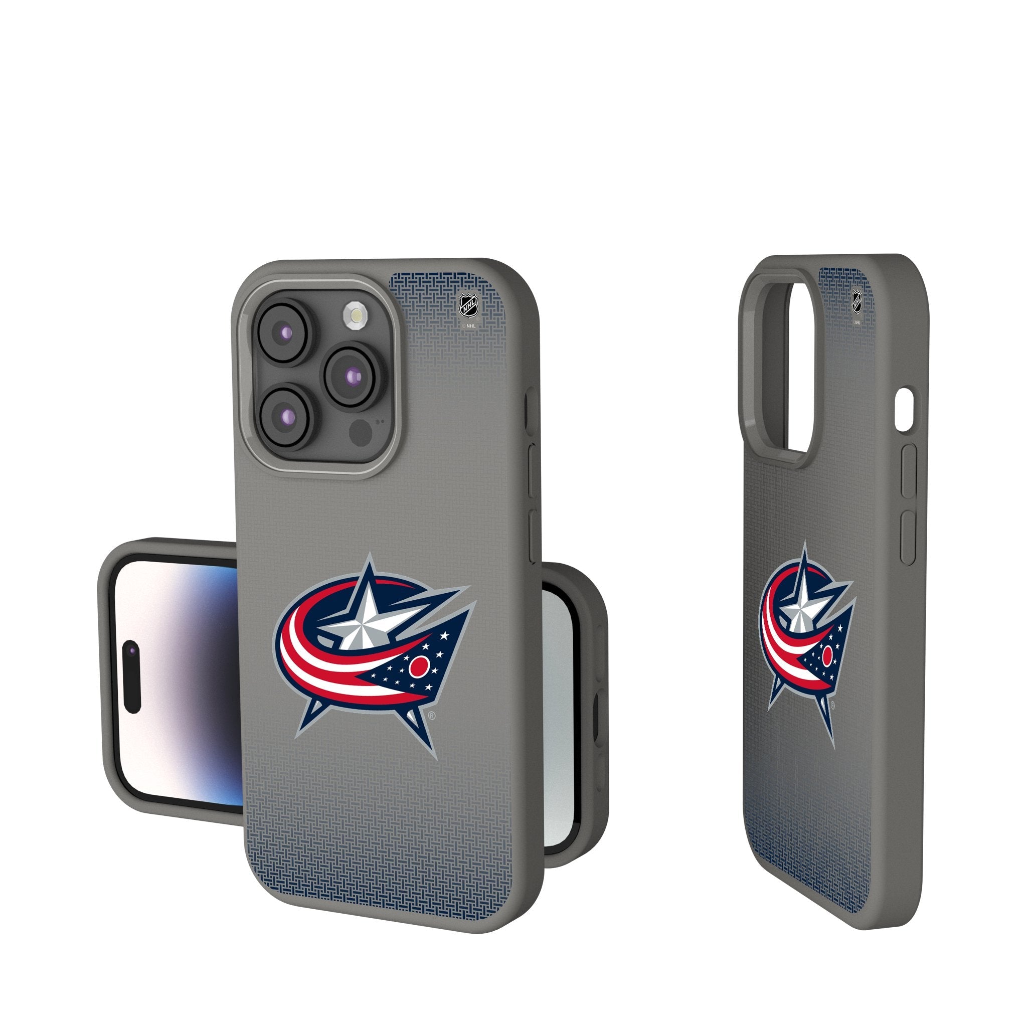 Columbus Blue Jackets Linen Soft Touch Phone Case