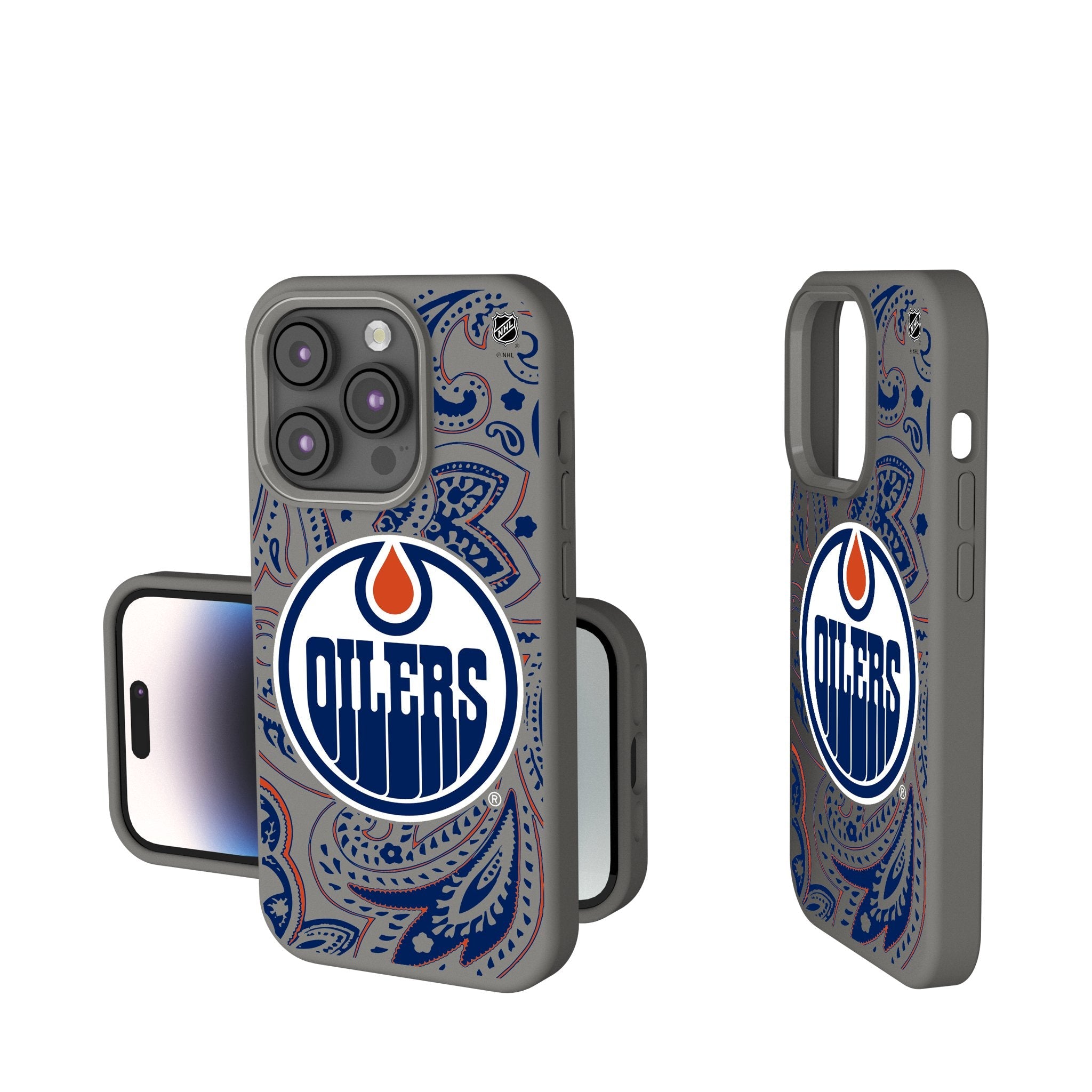 Edmonton Oilers Paisley Soft Touch Phone Case