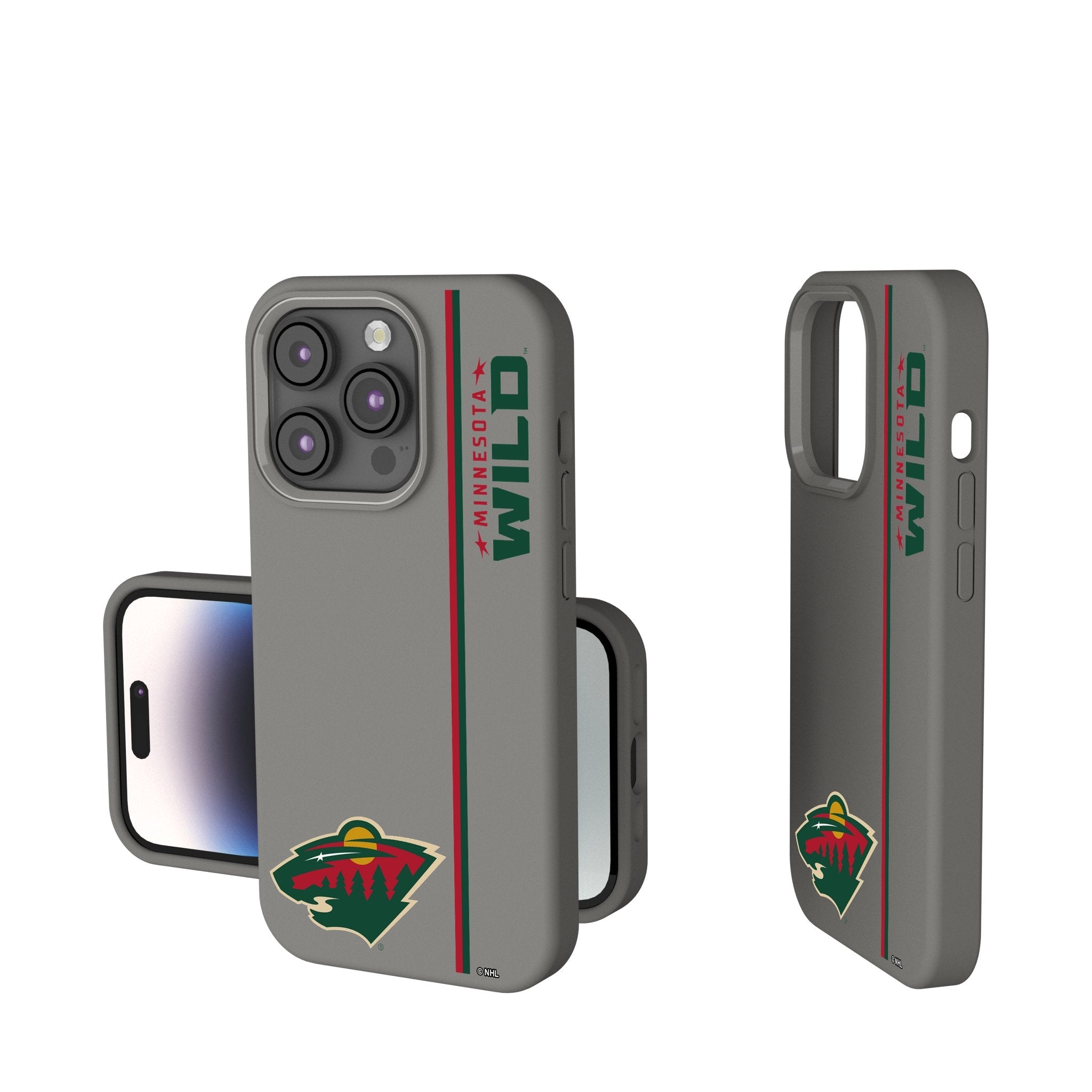Minnesota Wild Sidebar Soft Touch Phone Case
