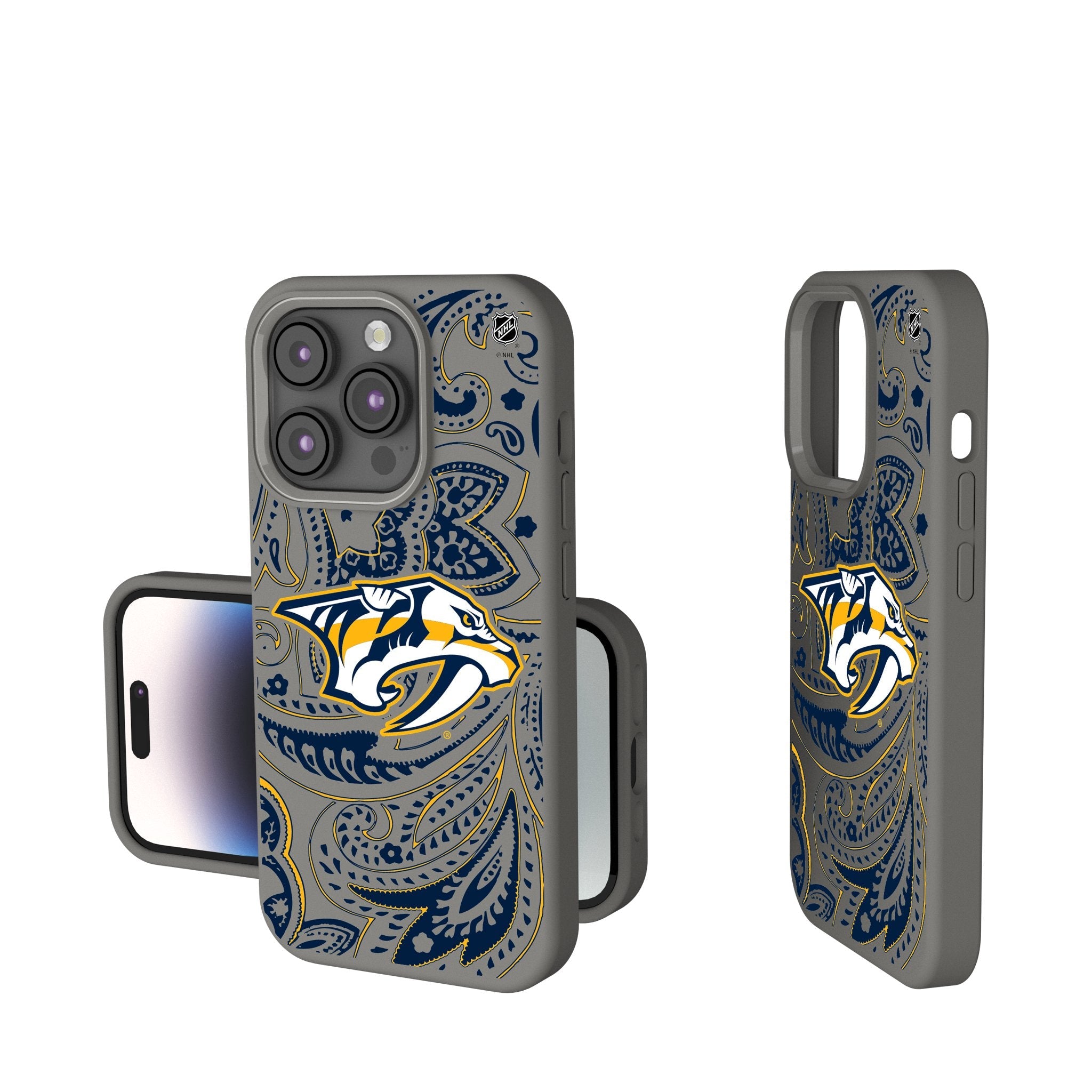 Nashville Predators Paisley Soft Touch Phone Case