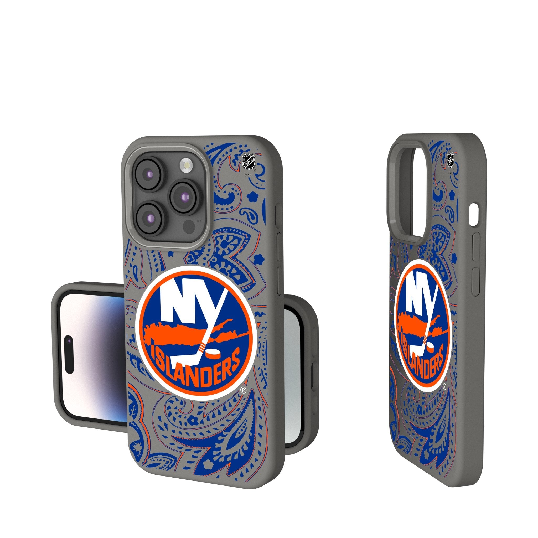 New York Islanders Paisley Soft Touch Phone Case