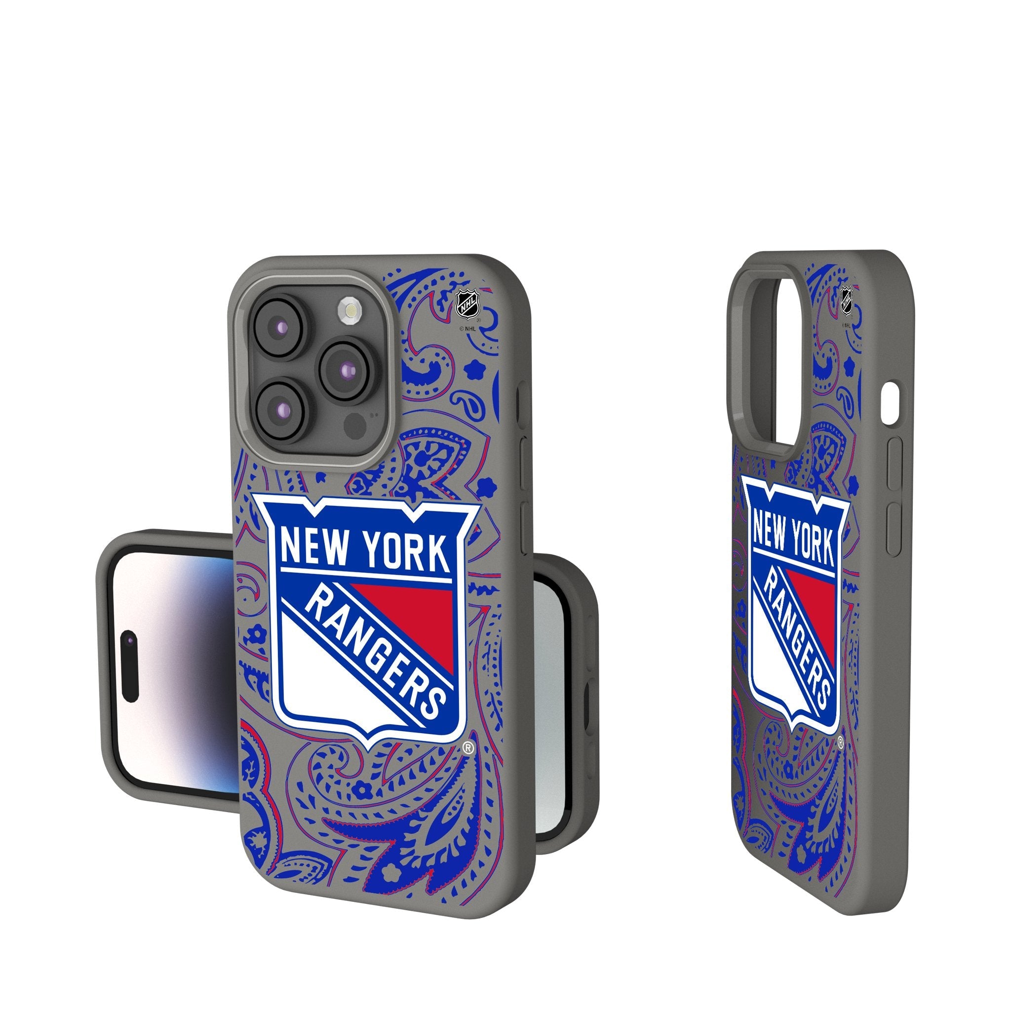 New York Rangers Paisley Soft Touch Phone Case