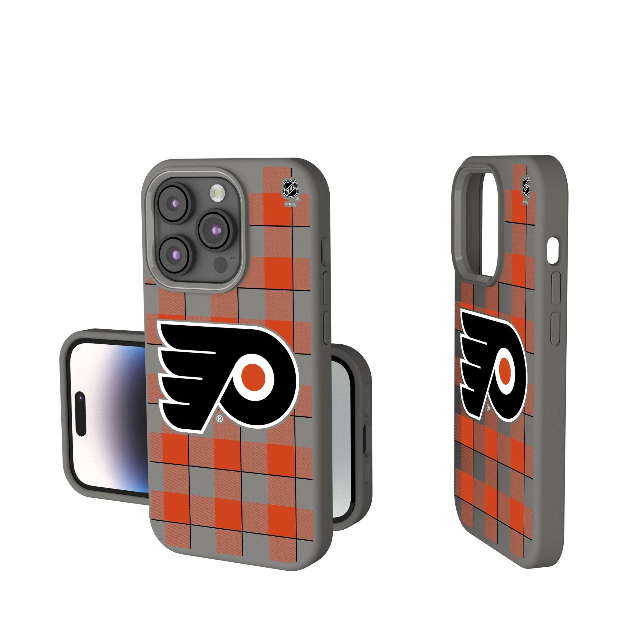 Philadelphia Flyers Plaid Soft Touch Phone Case