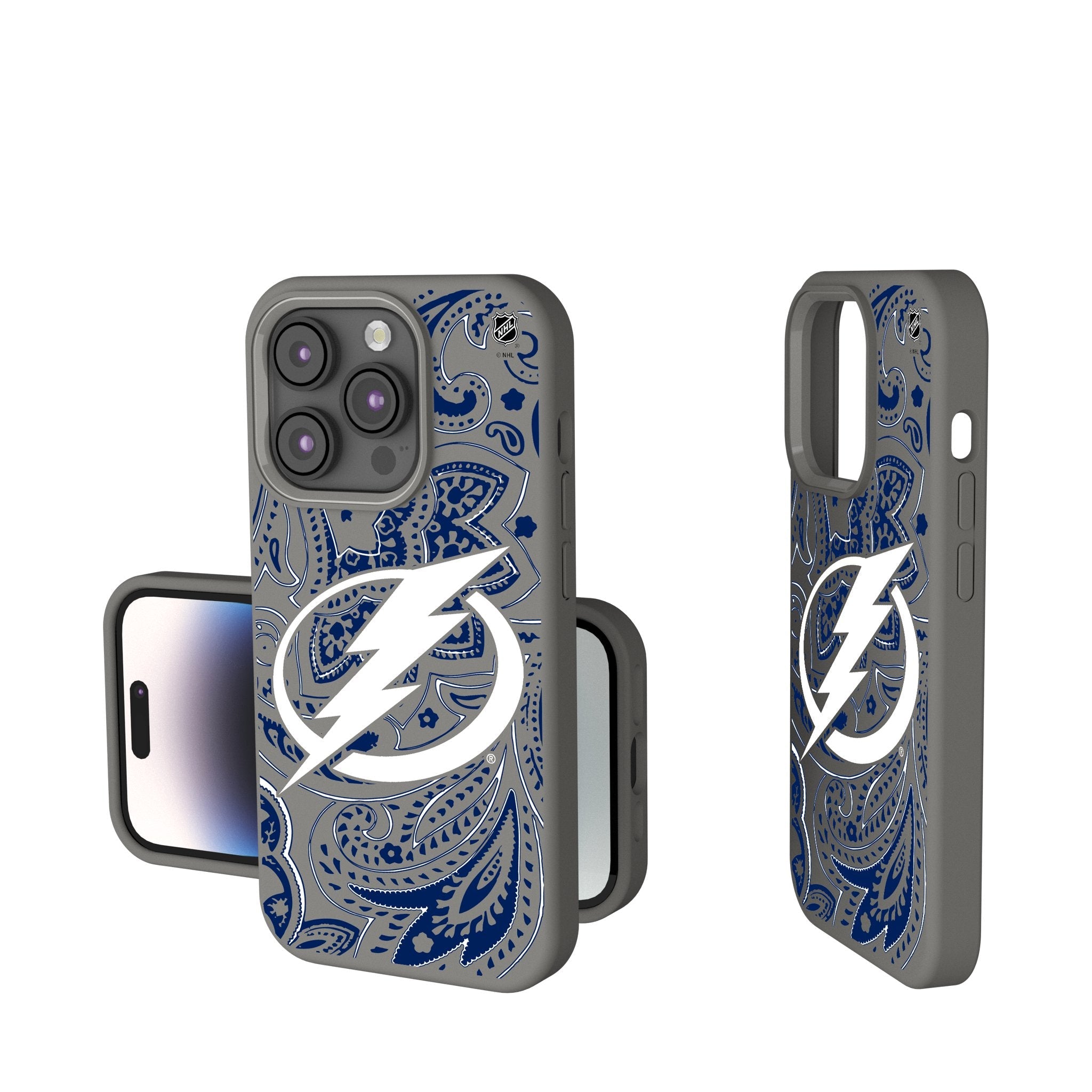 Tampa Bay Lightning Paisley Soft Touch Phone Case