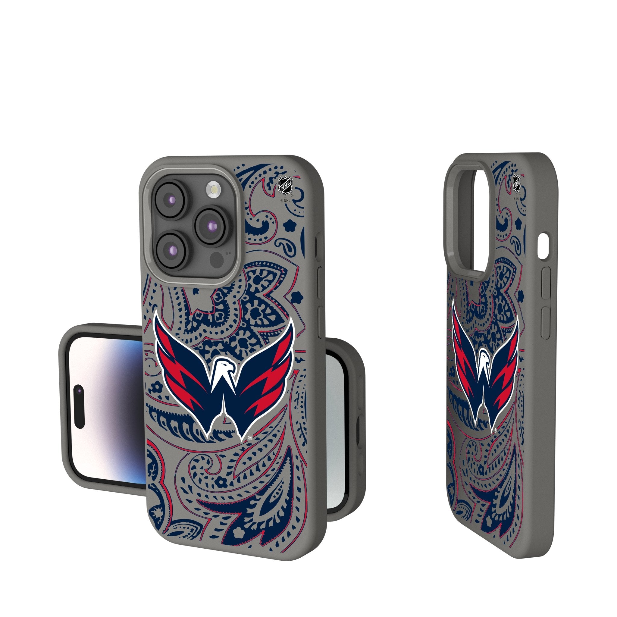 Washington Capitals Paisley Soft Touch Phone Case