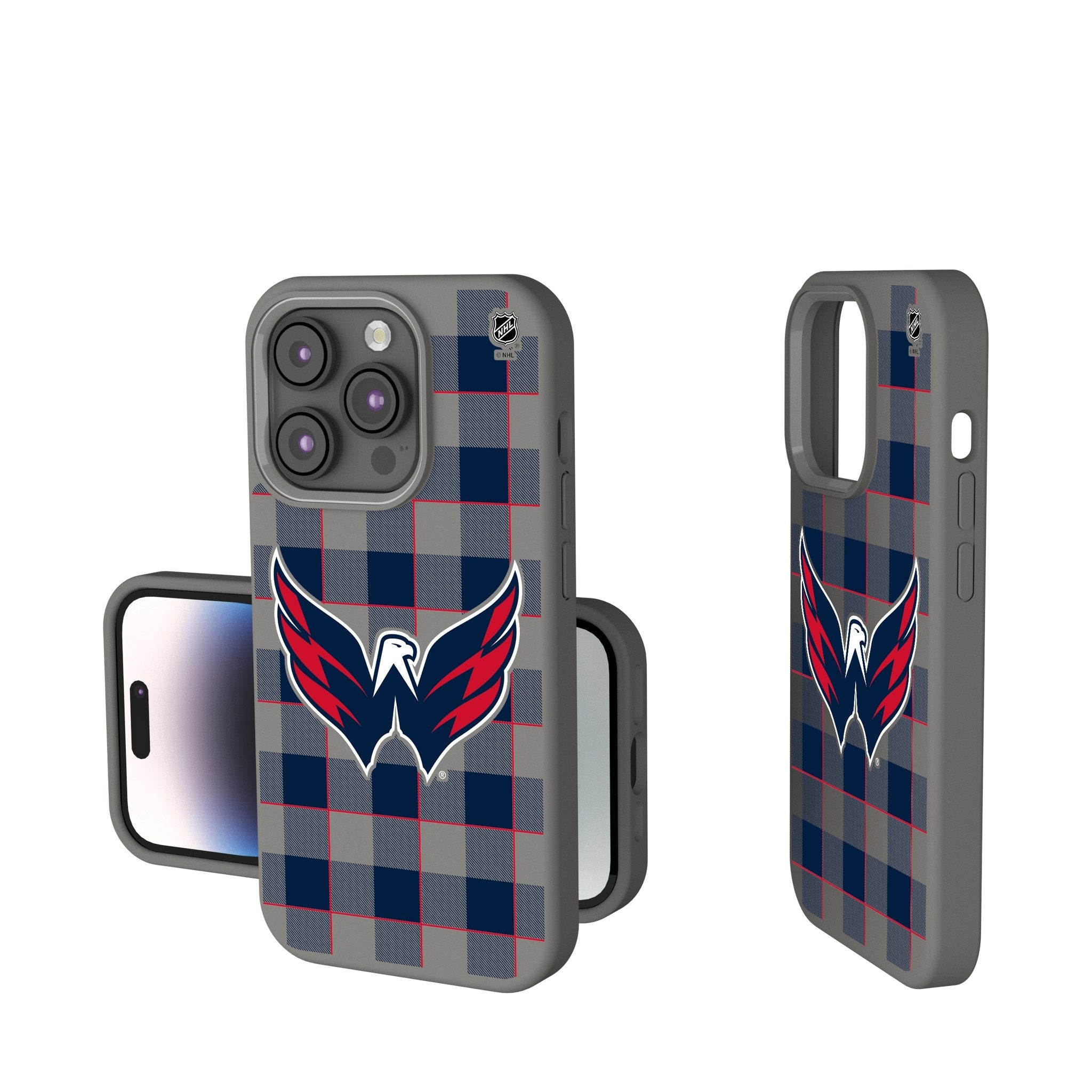Washington Capitals Plaid Soft Touch Phone Case