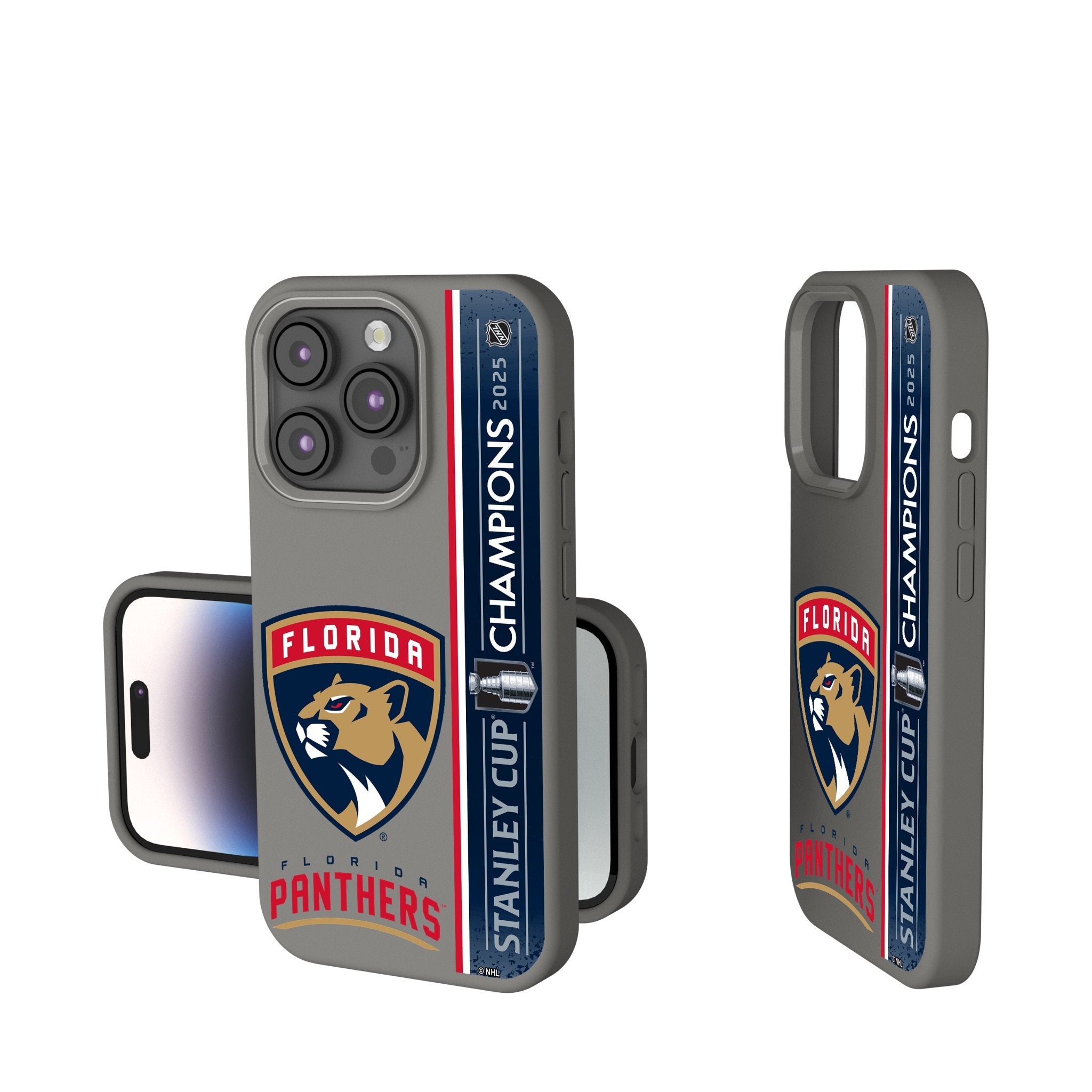 Florida Panthers 2025 Stanley Cup Soft Touch Phone Case for Apple iPhone