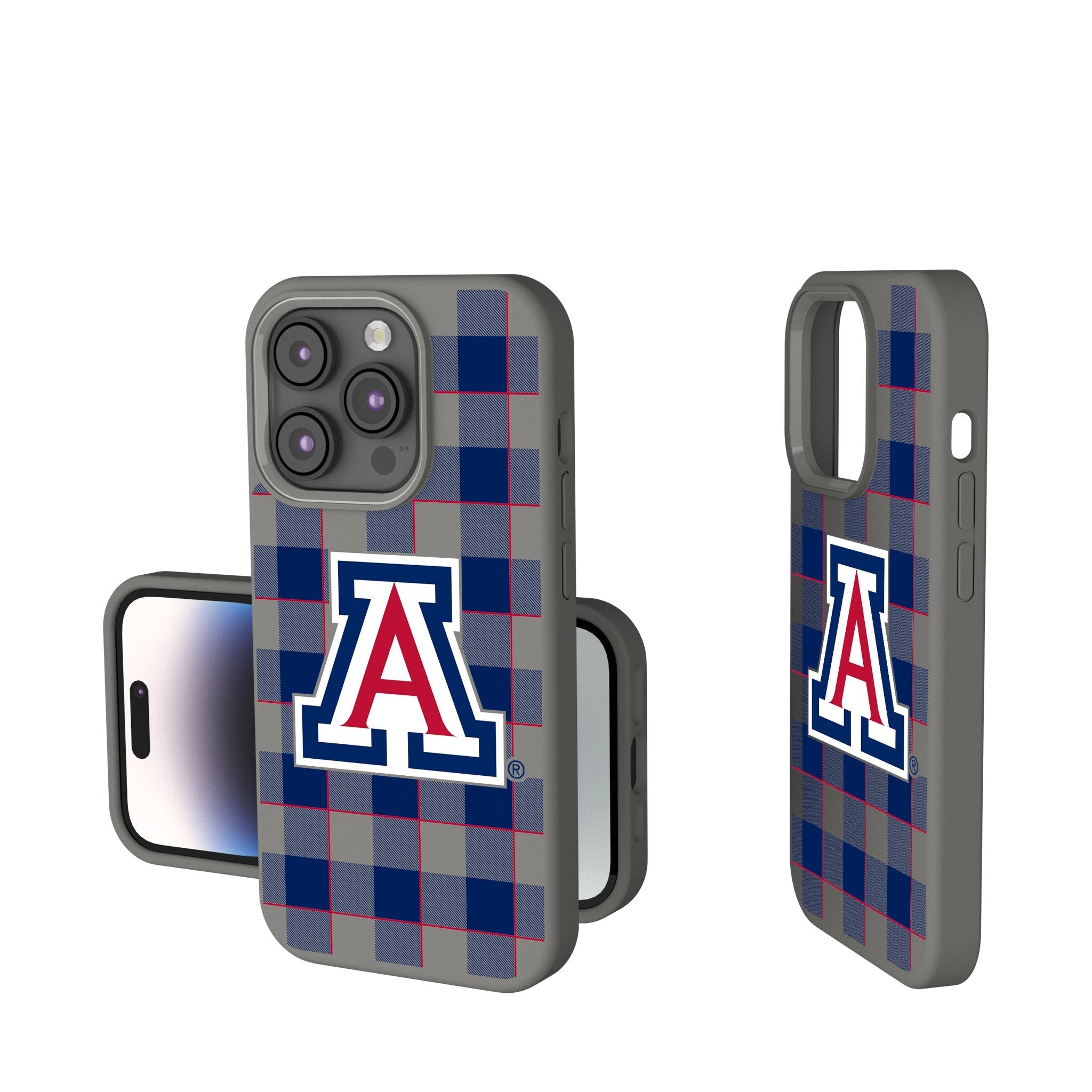 University of Arizona Wildcats Plaid Soft Touch Phone Case