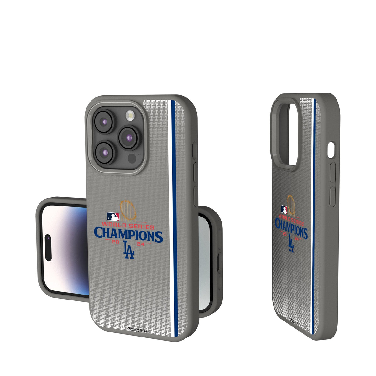 LA Dodgers 2024 MLB World Series Soft Touch Phone Case for Apple iPhone