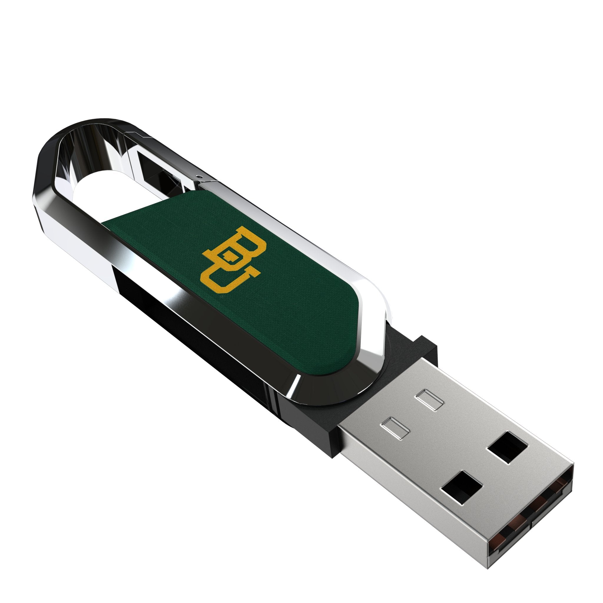 Baylor University Bears Solid USB 64GB Clip Style Flash Drive 1