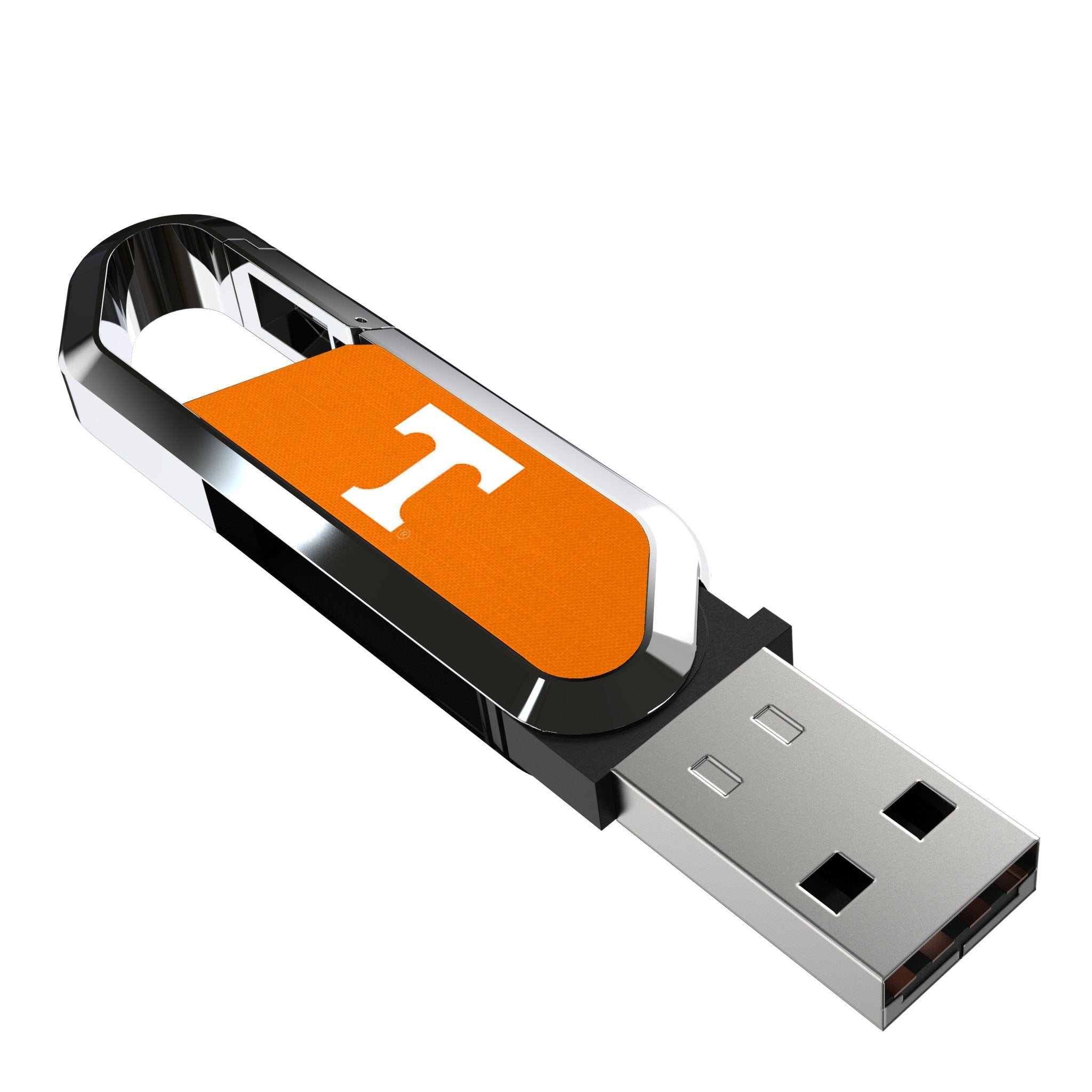 University of Tennessee Volunteers Solid USB 64GB Clip Style Flash Drive 1