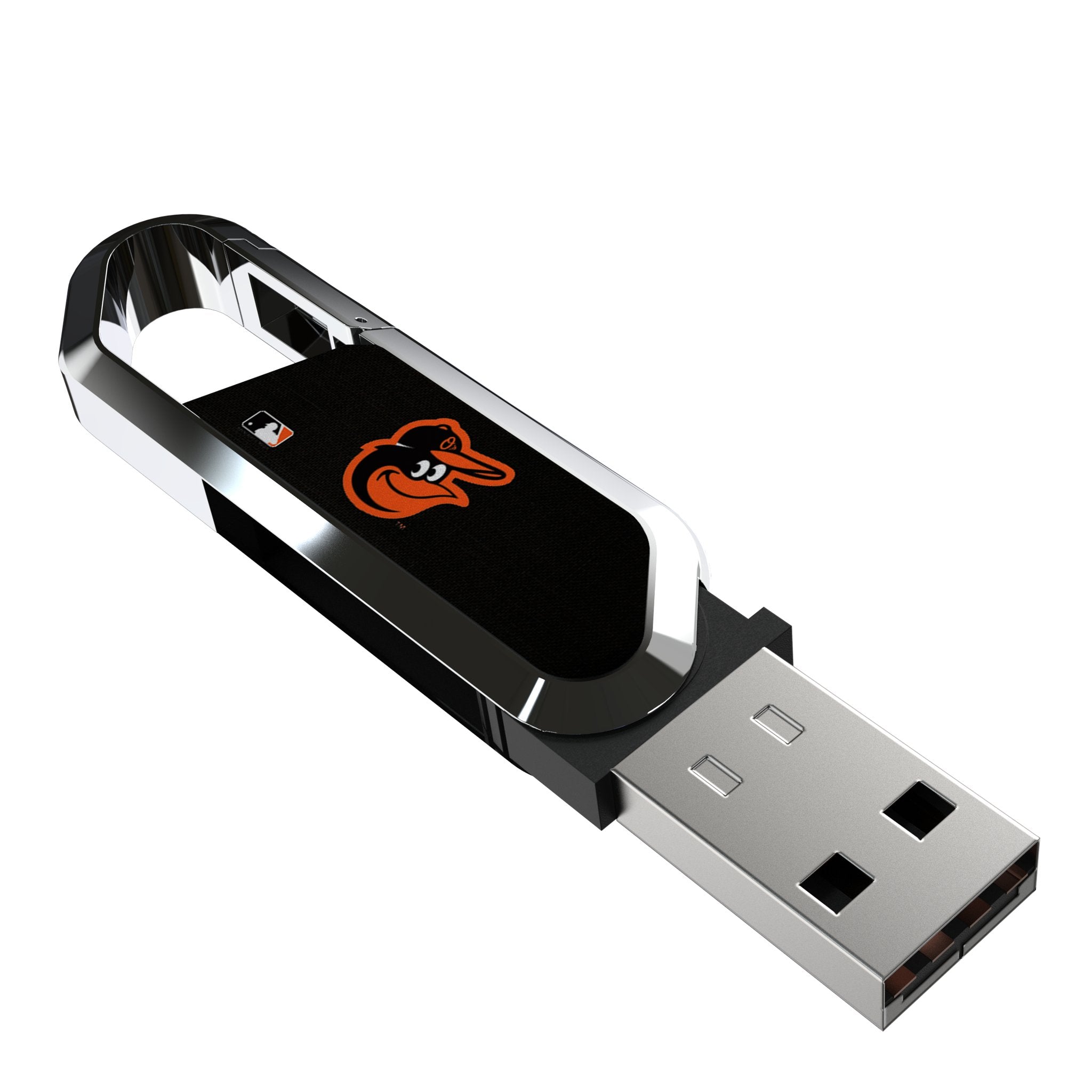 Baltimore Orioles Solid USB 64GB Clip Style Flash Drive 1