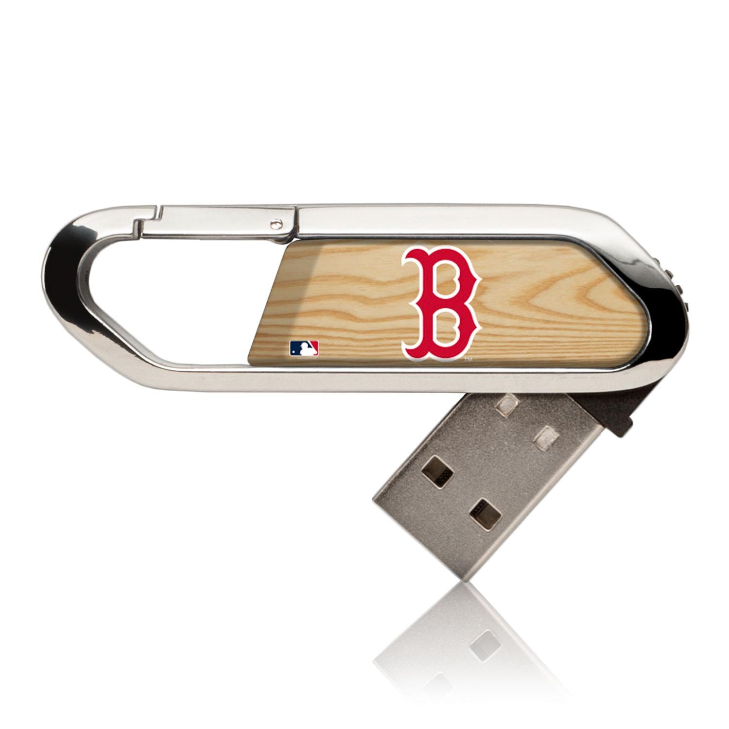 Boston Red Sox Wood Bat USB 32GB Clip Style Flash Drive 1