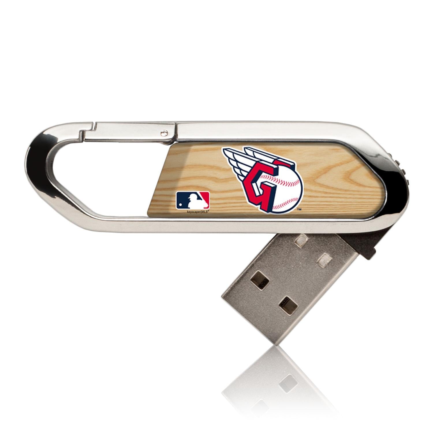 Cleveland Guardians Wood Bat USB 32GB Clip Style Flash Drive 1