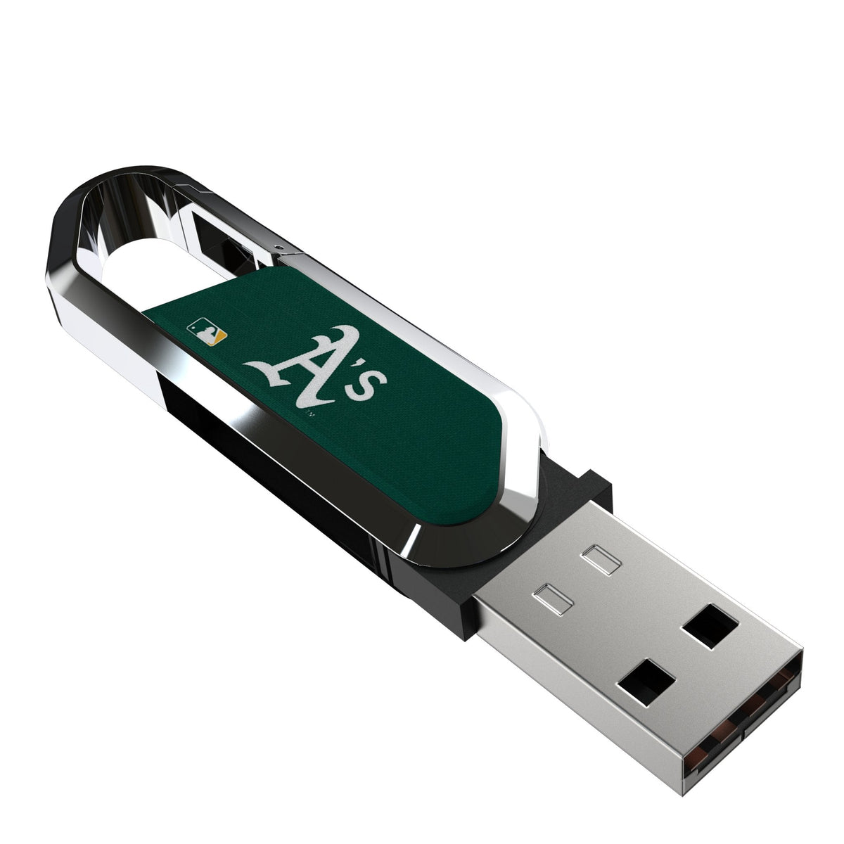 Oakland Athletics Solid USB 64GB Clip Style Flash Drive 1