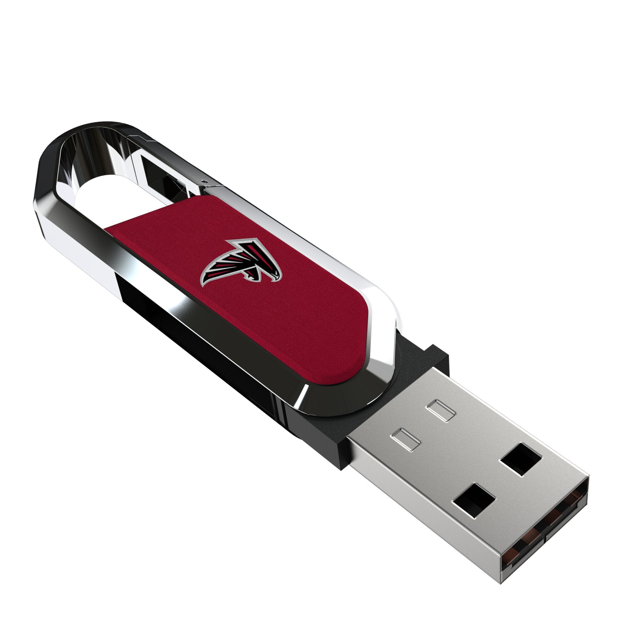 Atlanta Falcons Solid USB 64GB Clip Style Flash Drive