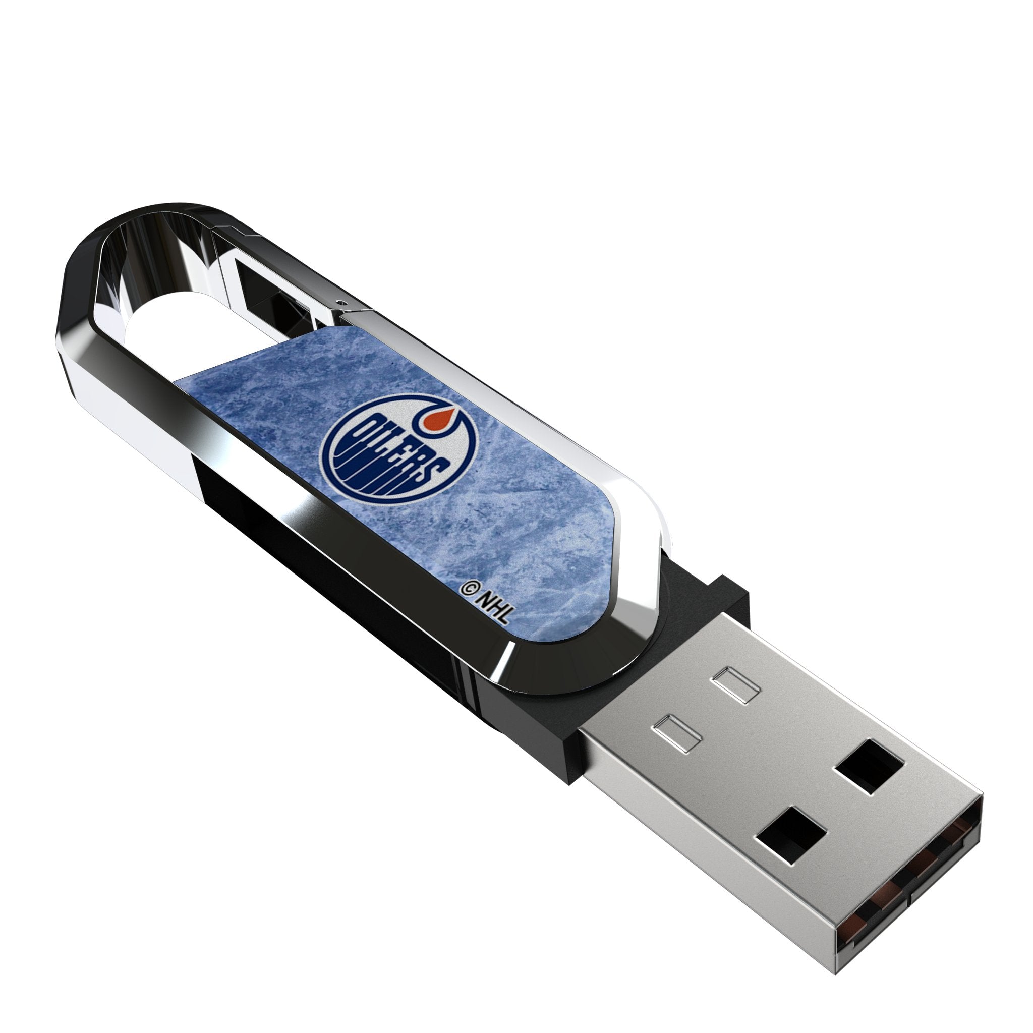 Edmonton Oilers Ice Flood USB 64GB Clip Style Flash Drive