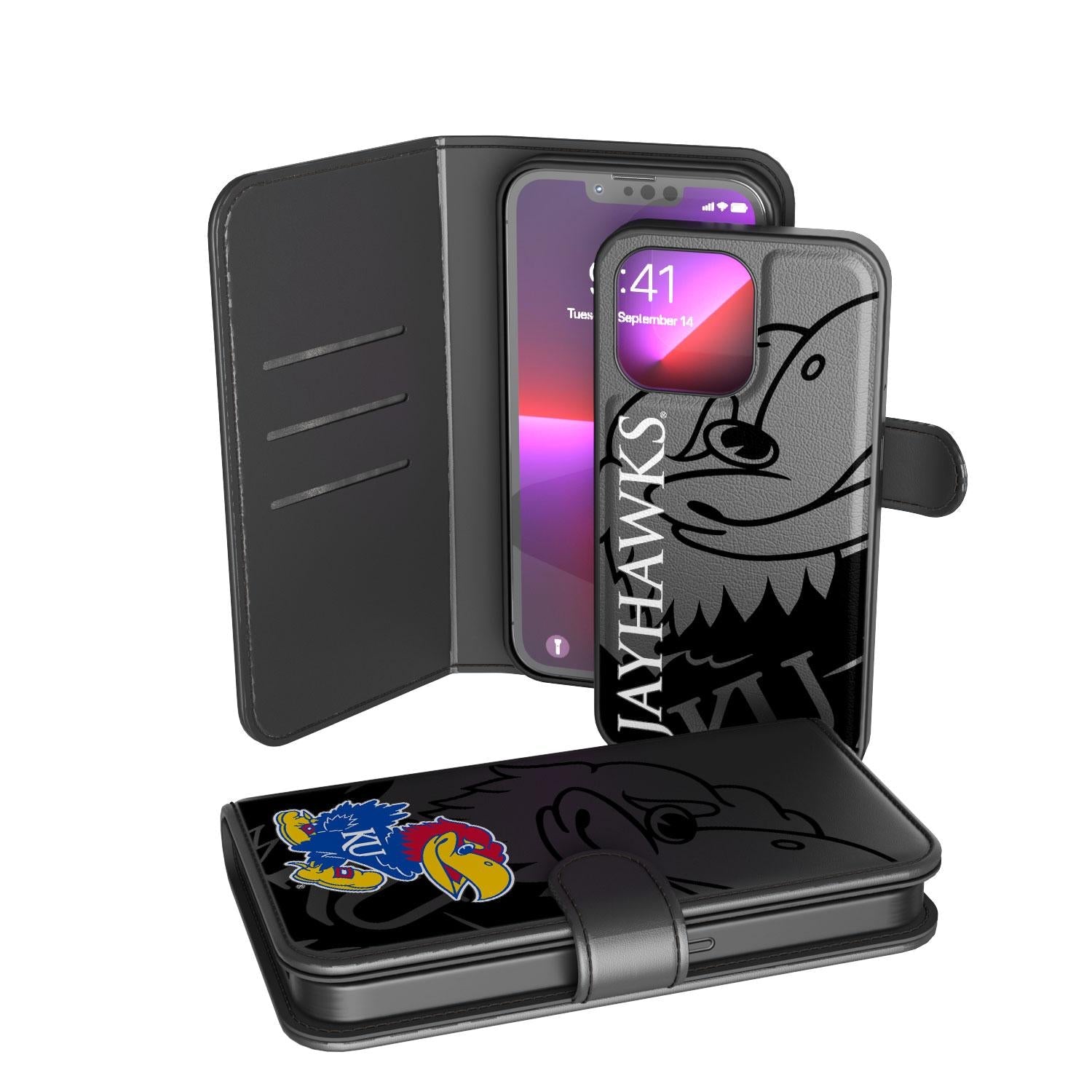 Kansas Jayhawks Tilt Wallet Case 1