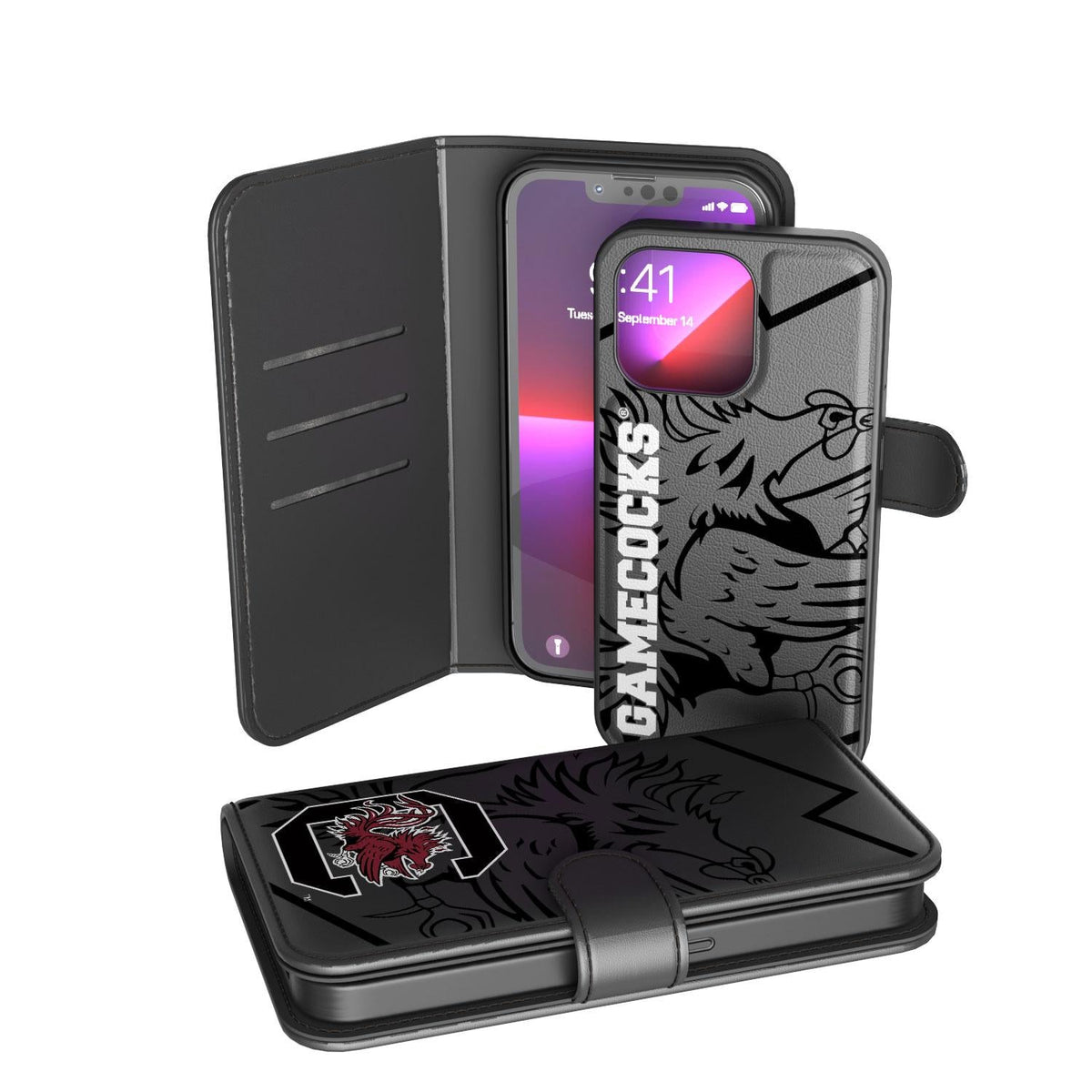 South Carolina Fighting Gamecocks Tilt Wallet Case