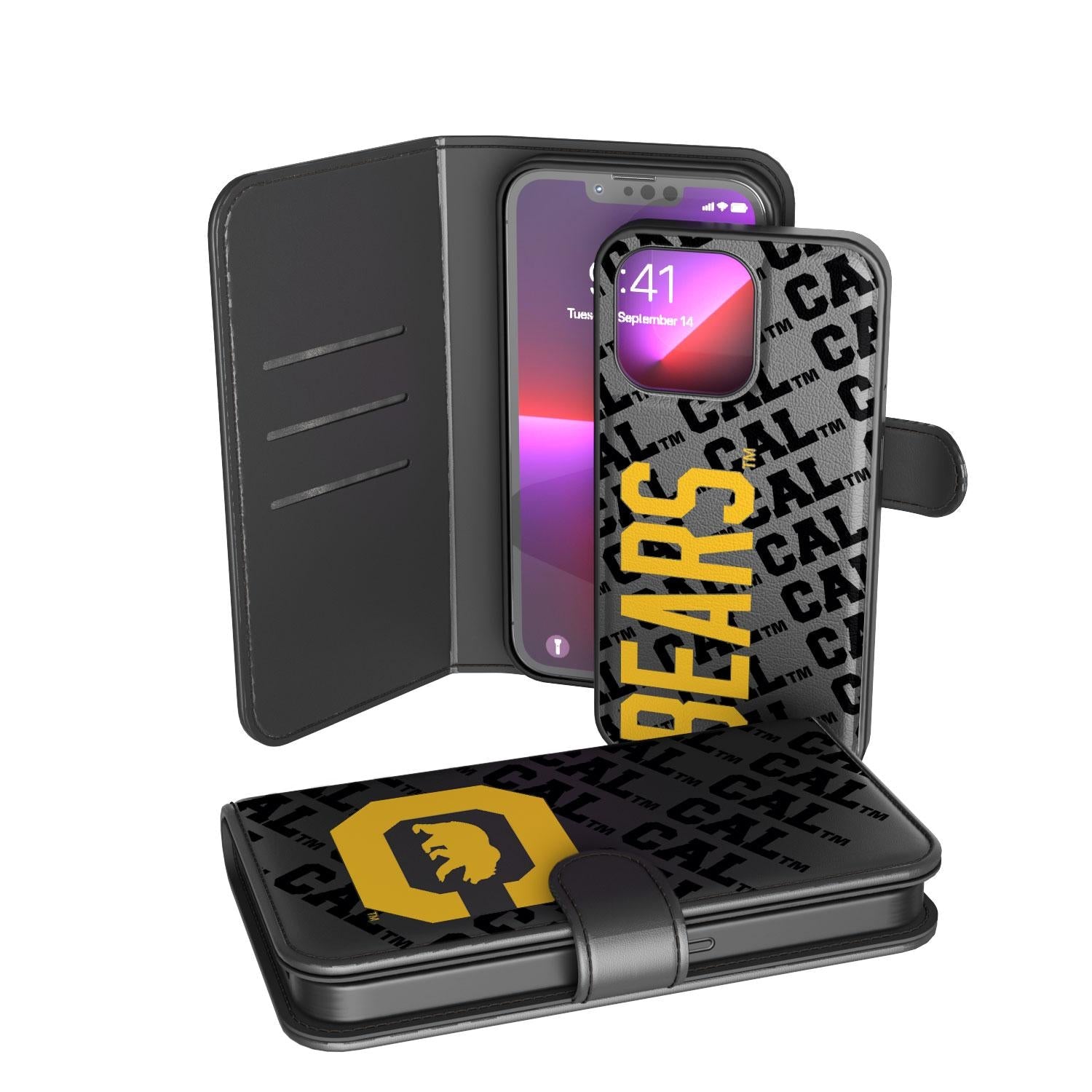 California Golden Bears Tilt Wallet Case 1
