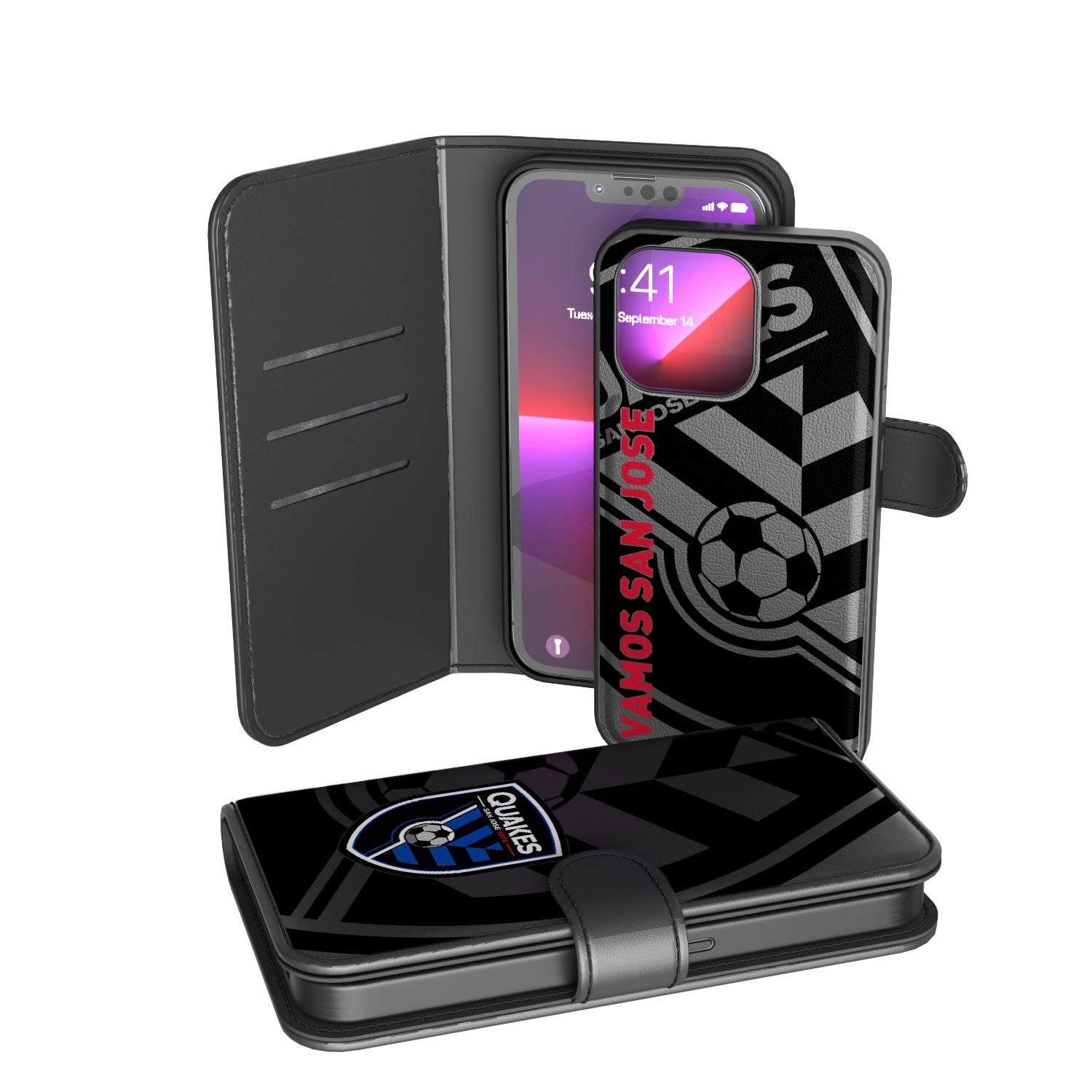 San Jose Earthquakes   Tilt Wallet Case 1