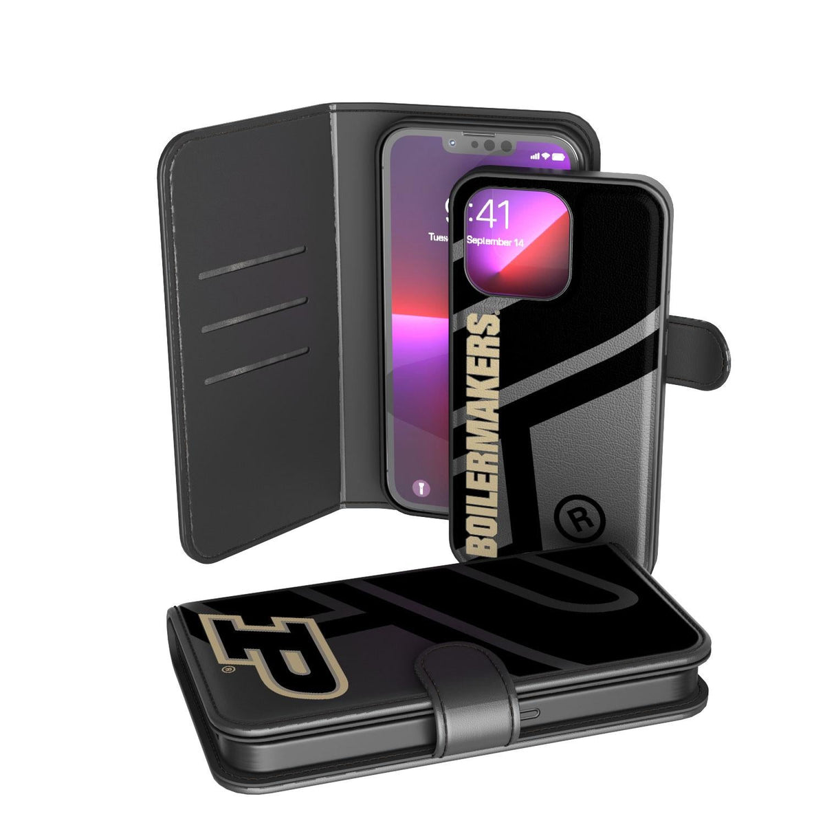 Purdue Boilermakers Tilt Wallet Case 1