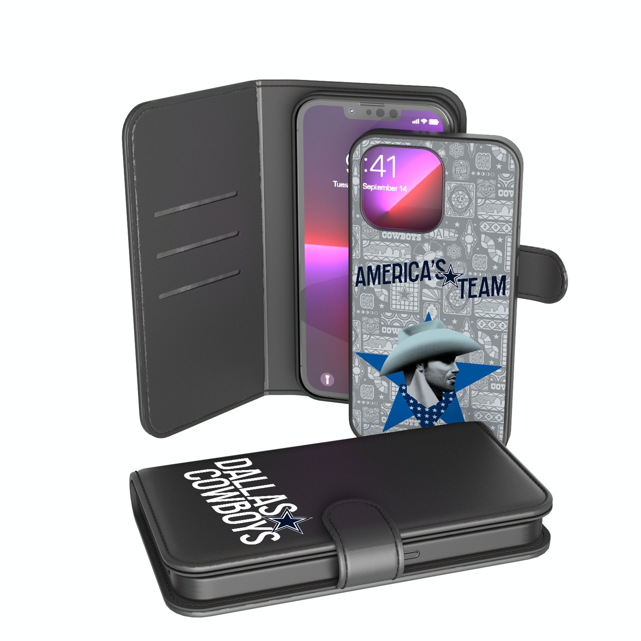 Dallas Cowboys 2024 Illustrated Limited Edition Wallet Phone Case 1