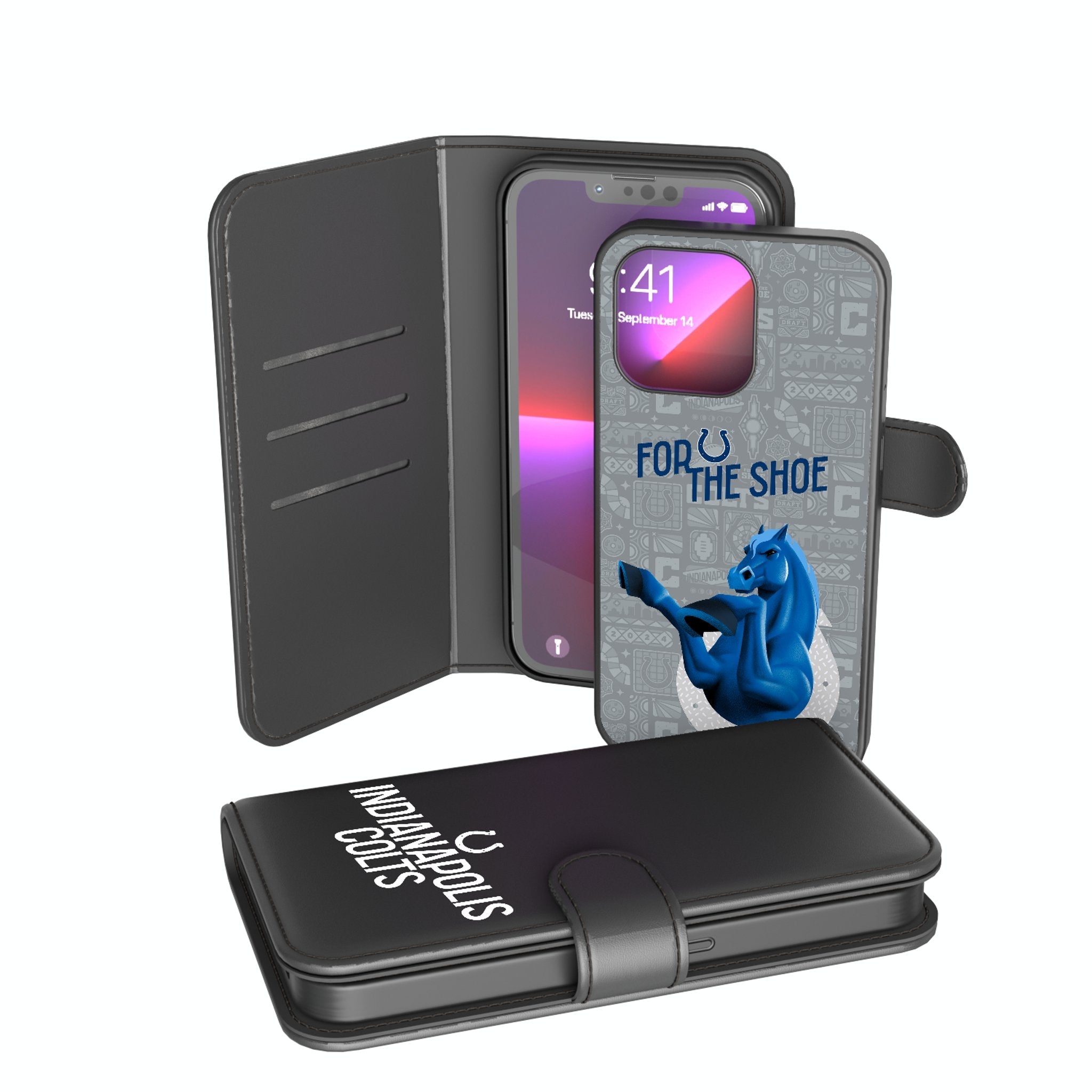 Indianapolis Colts 2024 Illustrated Limited Edition Wallet Phone Case 1