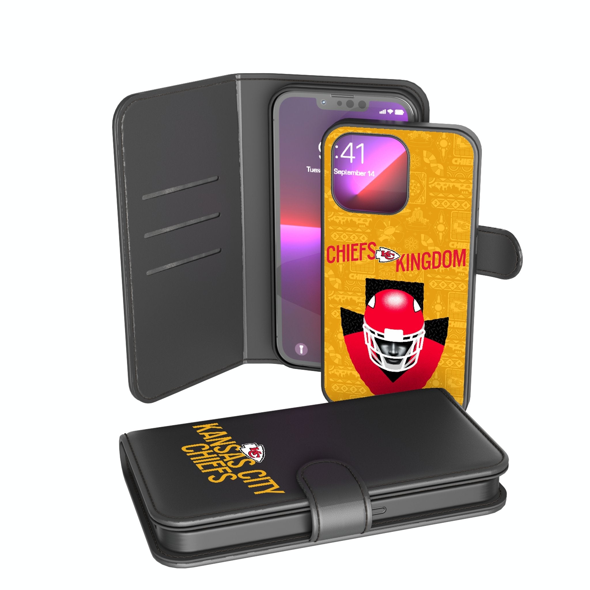 Kansas City Chiefs 2024 Illustrated Limited Edition Wallet Phone Case 1