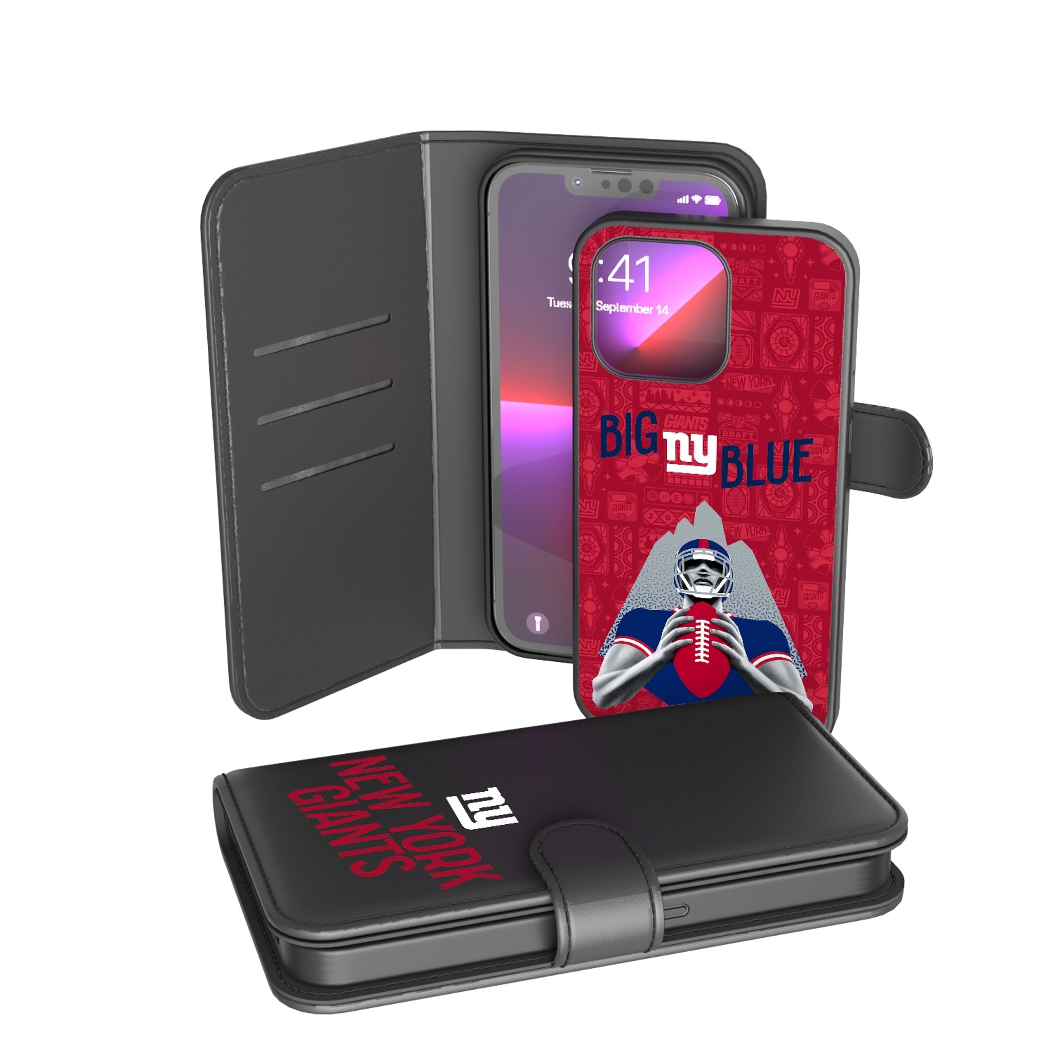 New York Giants 2024 Illustrated Limited Edition Wallet Phone Case 1