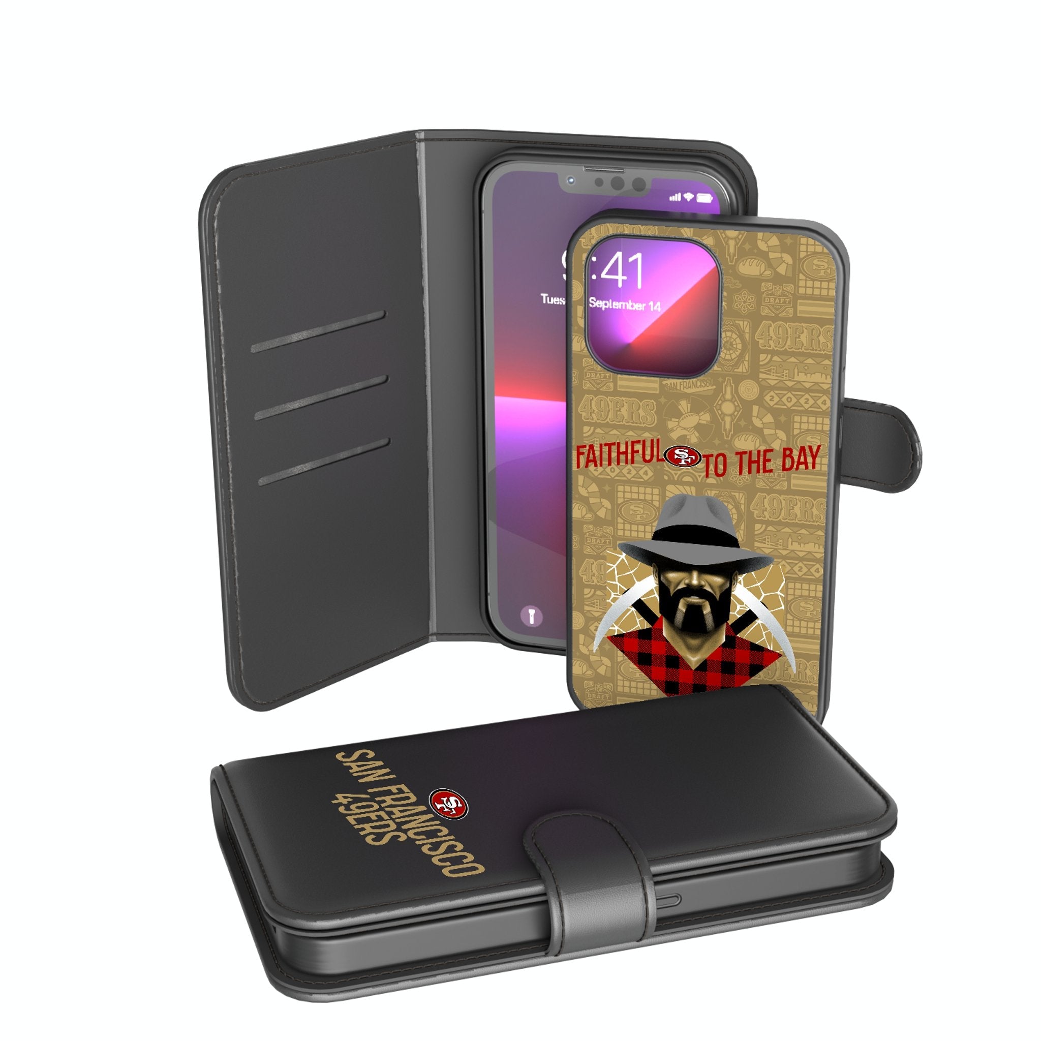 San Francisco 49ers 2024 Illustrated Limited Edition Wallet Phone Case