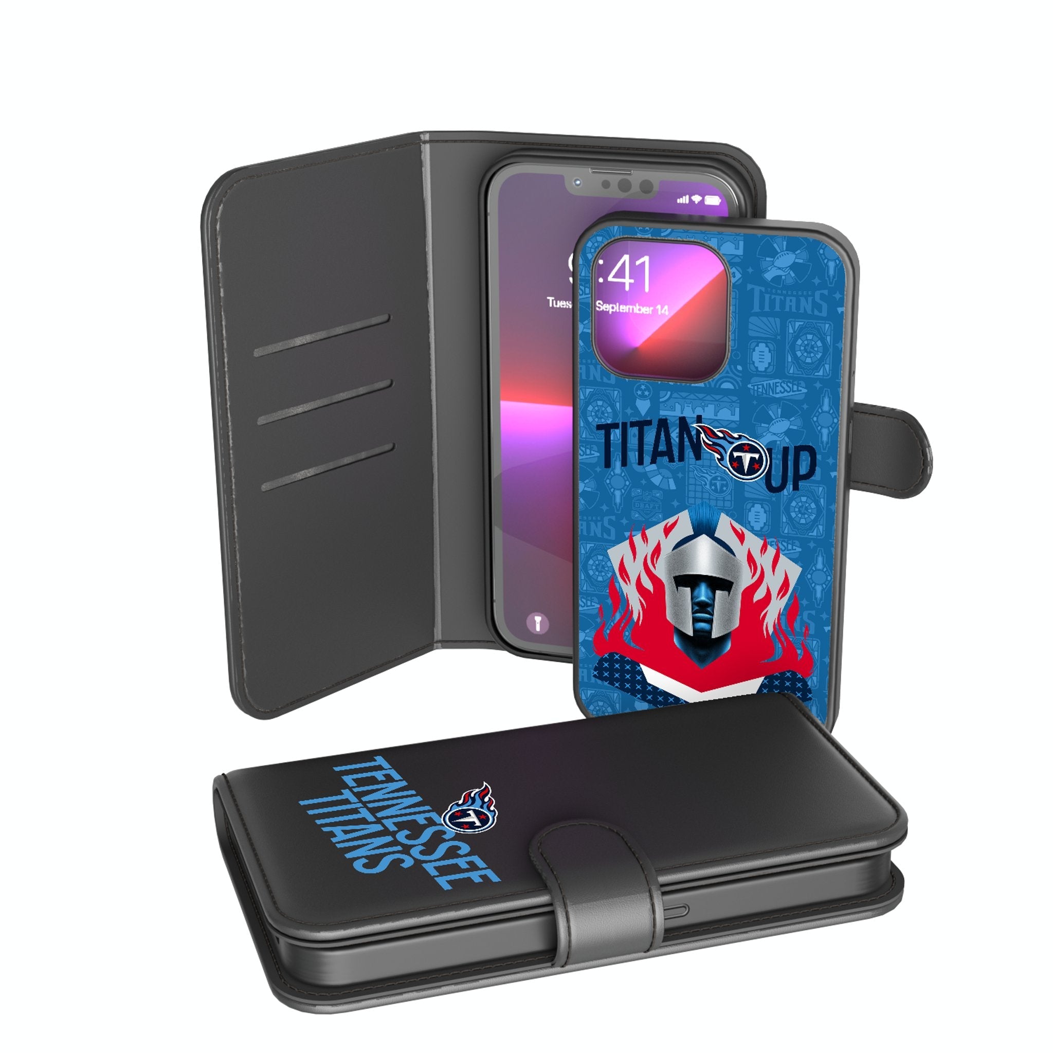 Tennessee Titans 2024 Illustrated Limited Edition Wallet Phone Case 1
