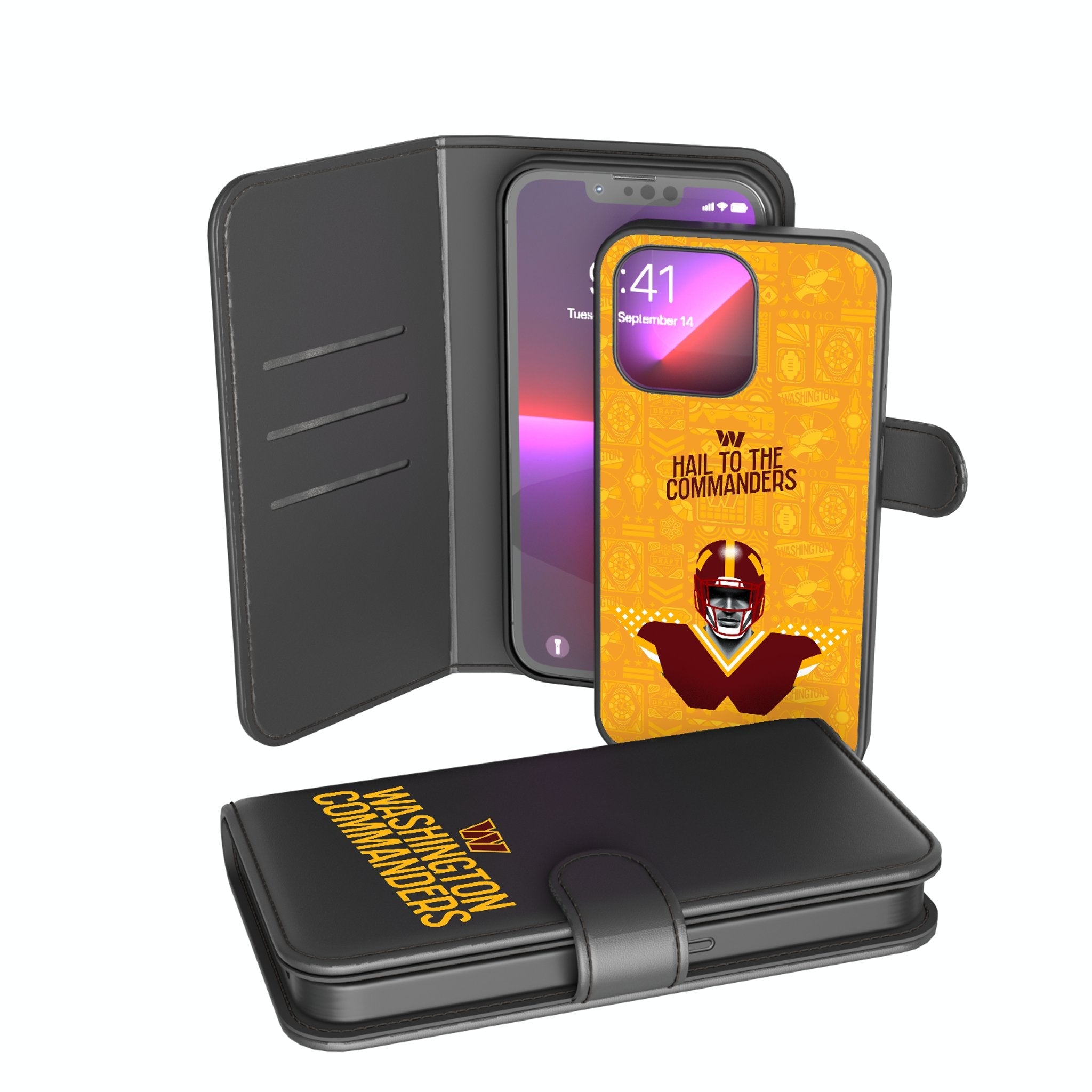 Washington Commanders 2024 Illustrated Limited Edition Wallet Phone Case 1