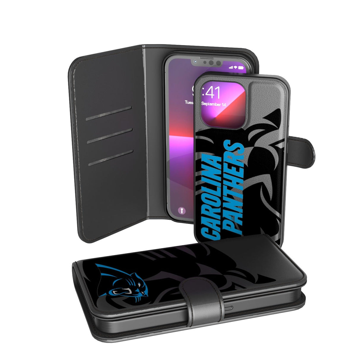 Carolina Panthers Tilt Wallet Case 1