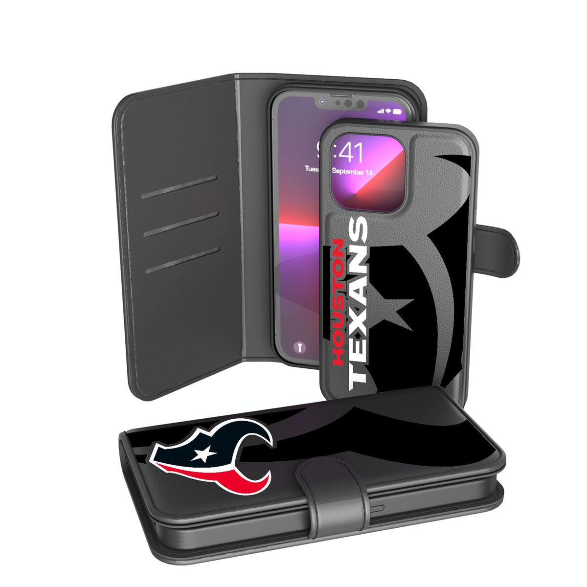 Houston Texans Monocolor Tilt Wallet Phone Case