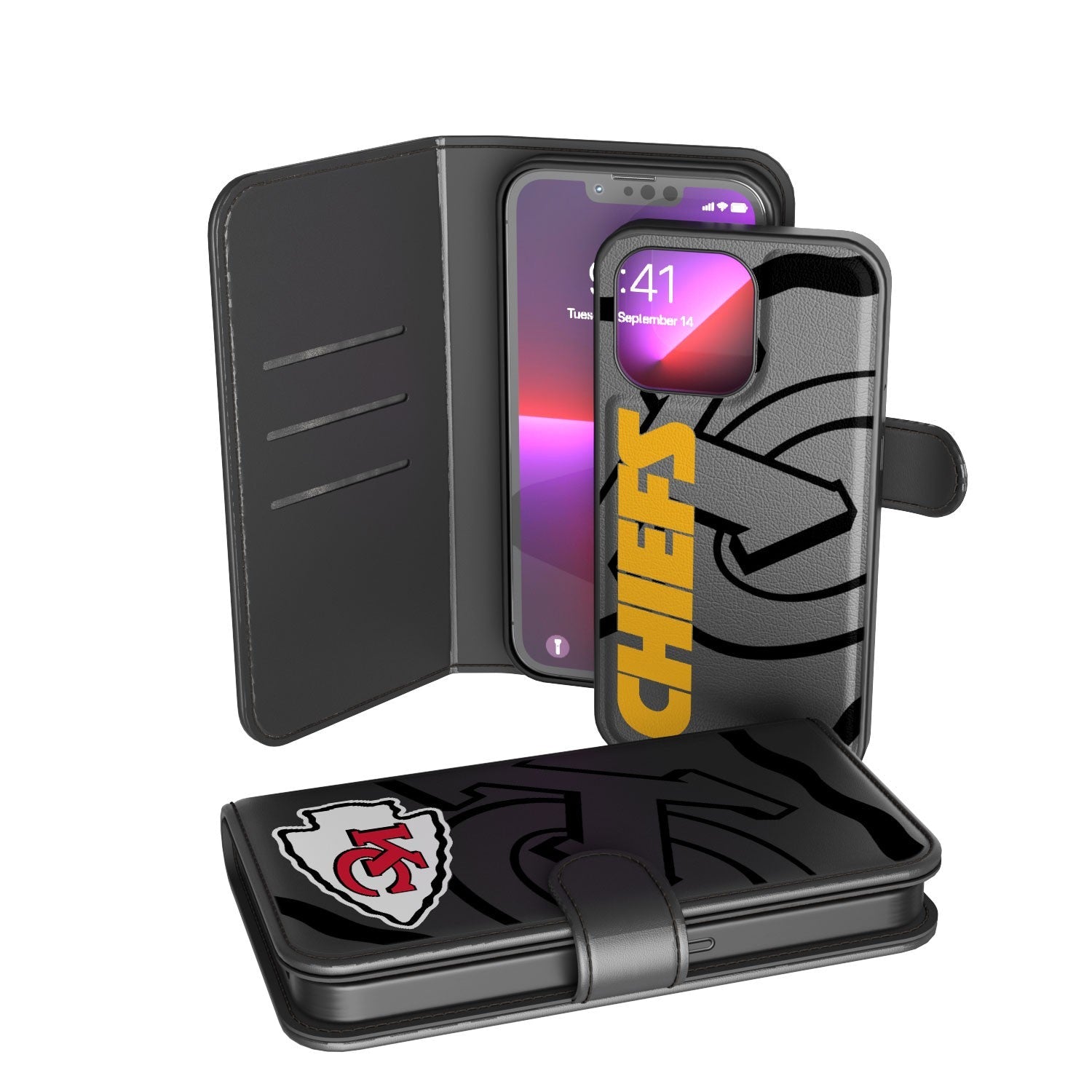Kansas City Chiefs Tilt Wallet Case 1