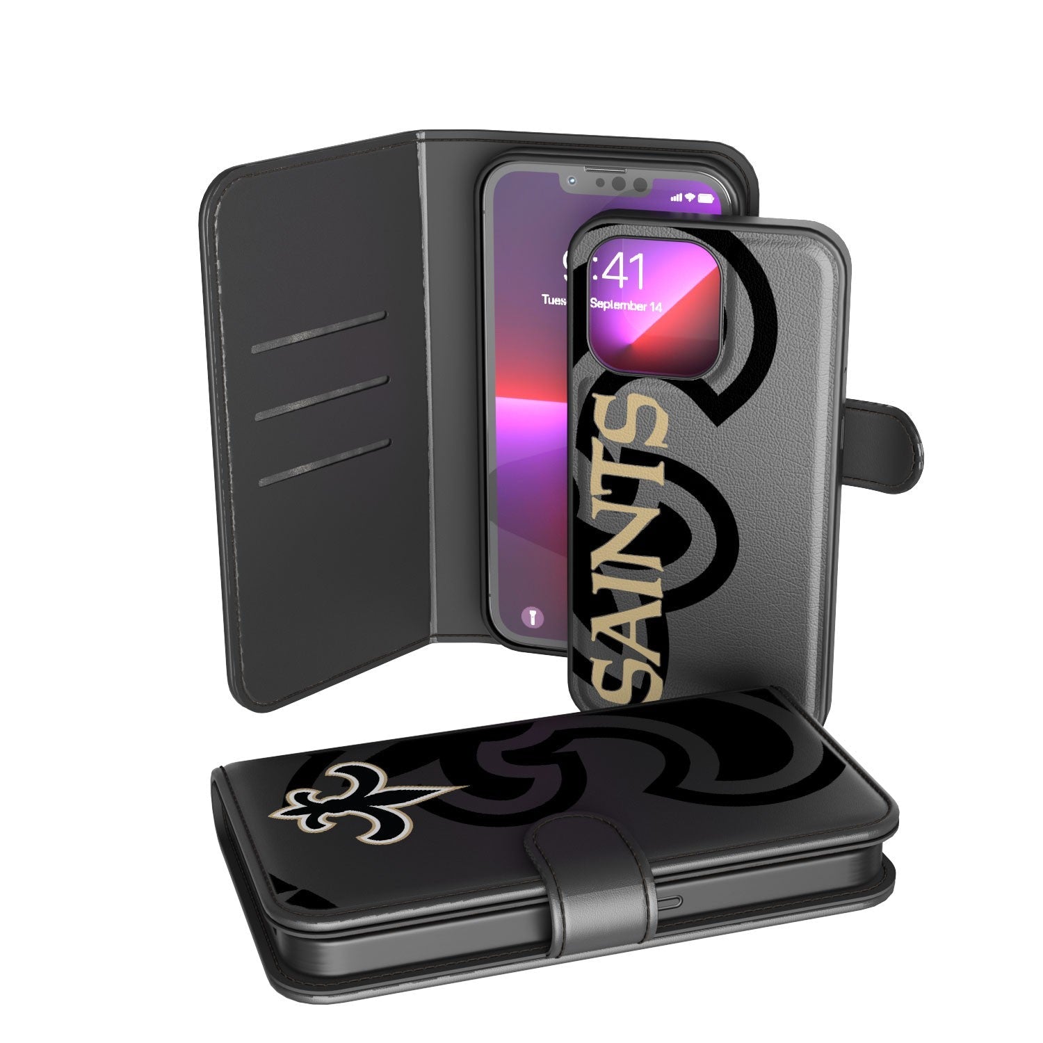 New Orleans Saints Tilt Wallet Case 1