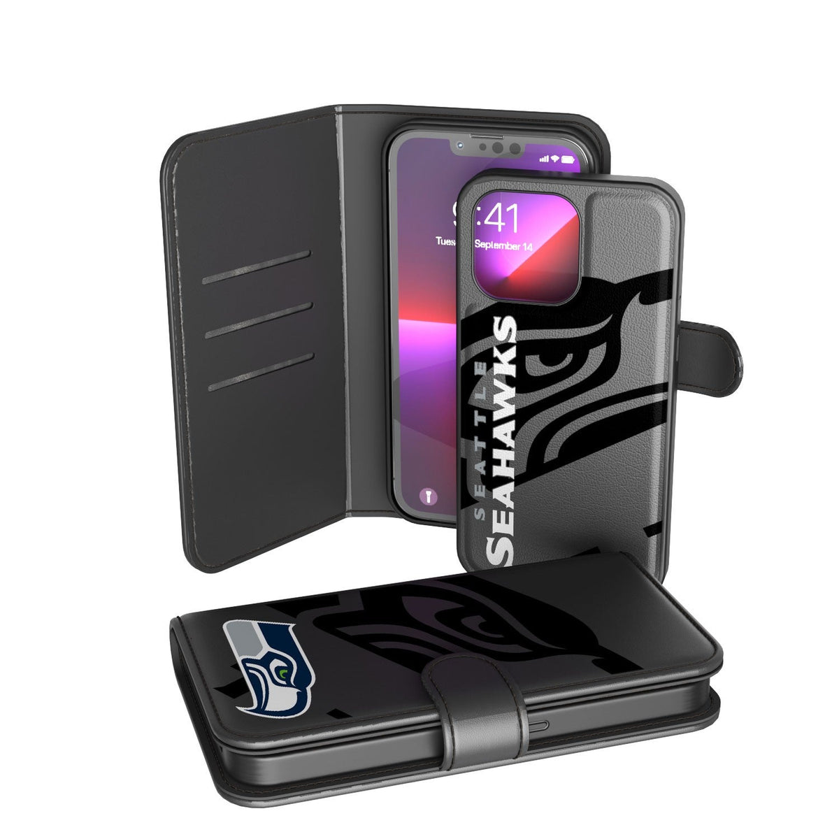 Seattle Seahawks Tilt Wallet Case 1