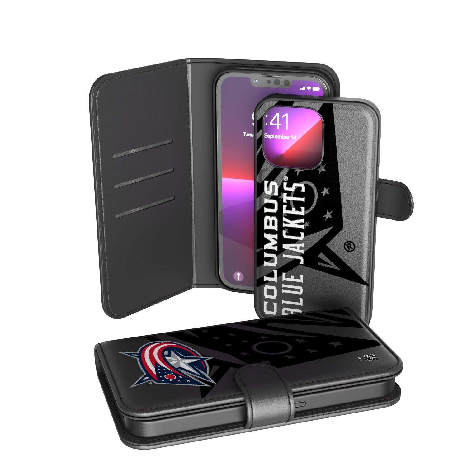 Columbus Blue Jackets Tilt Wallet Case
