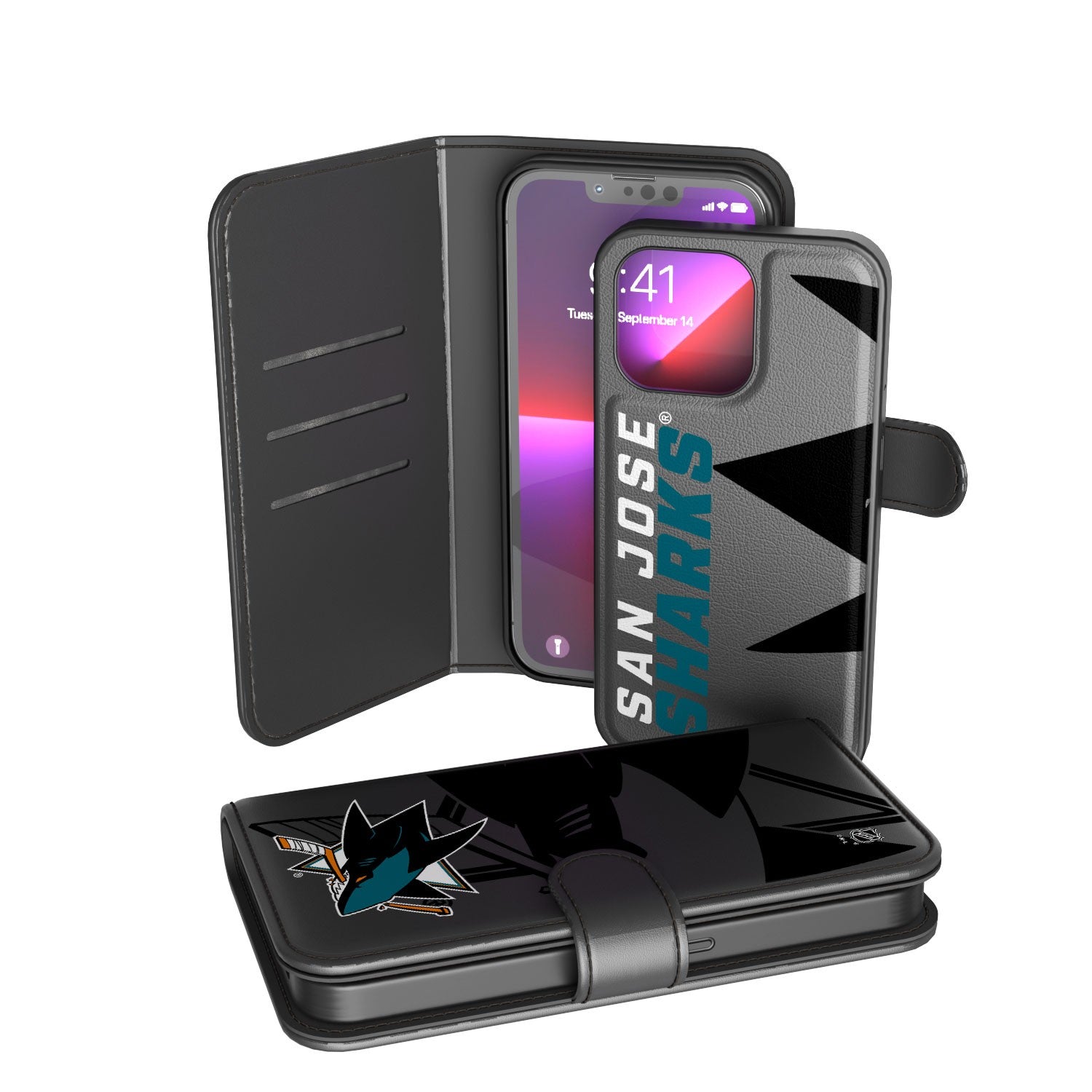 San Jose Sharks Tilt Wallet Case