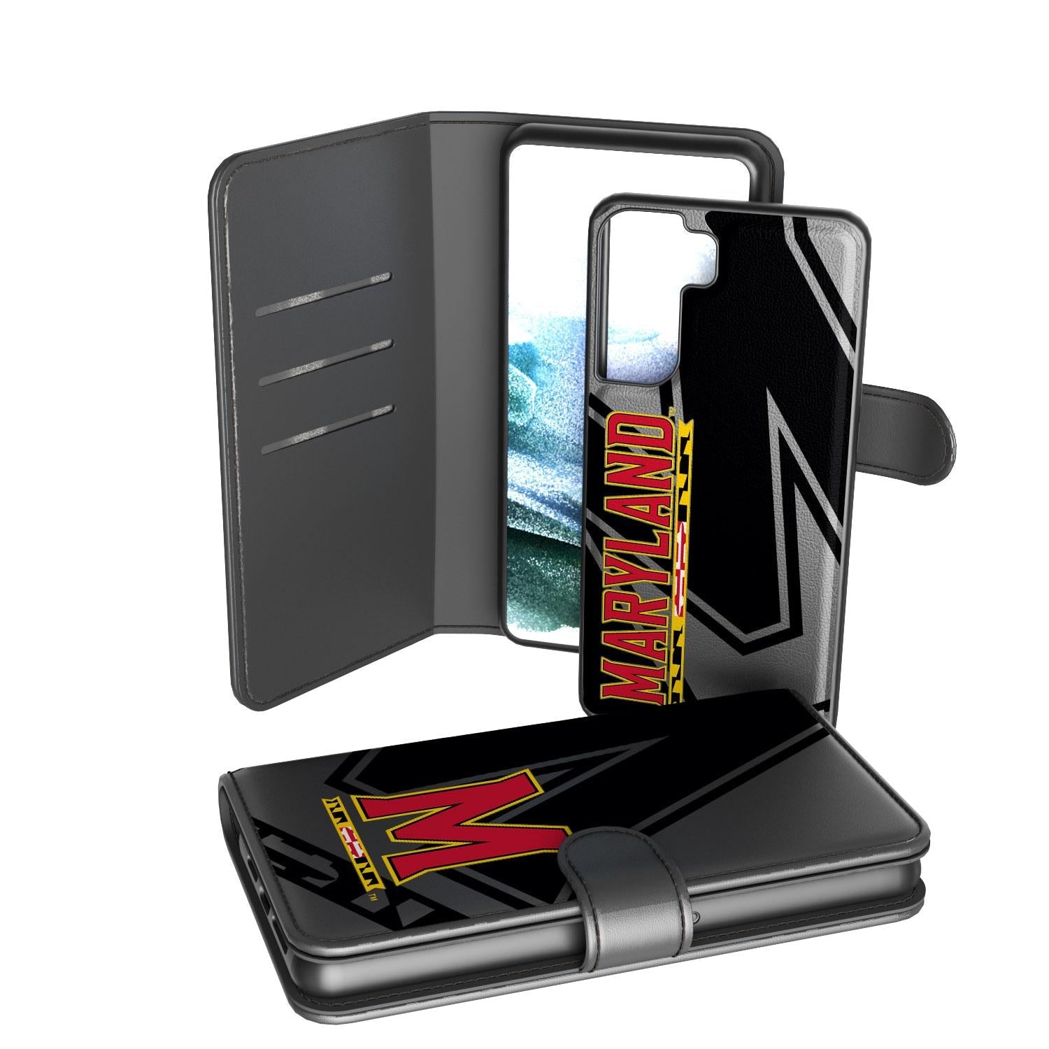 Maryland Terrapins Tilt Wallet Case 2