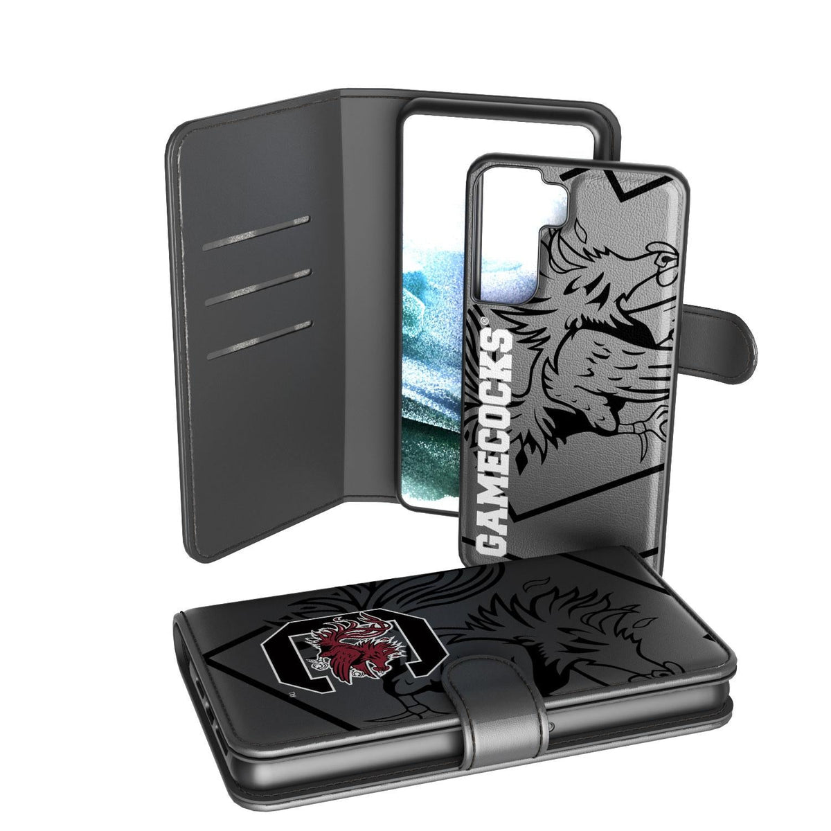 South Carolina Fighting Gamecocks Tilt Wallet Case