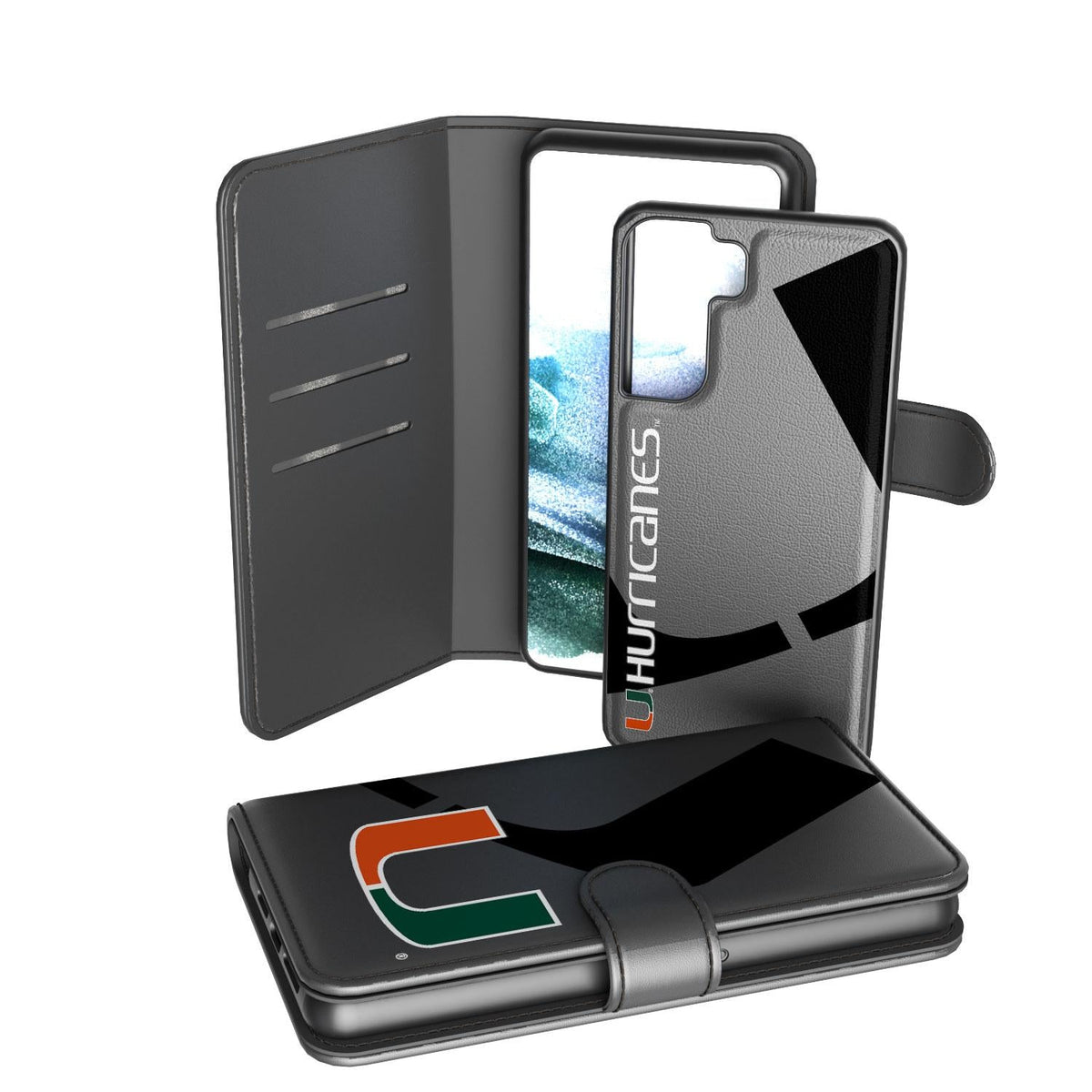 Miami Hurricanes Tilt Wallet Case 2