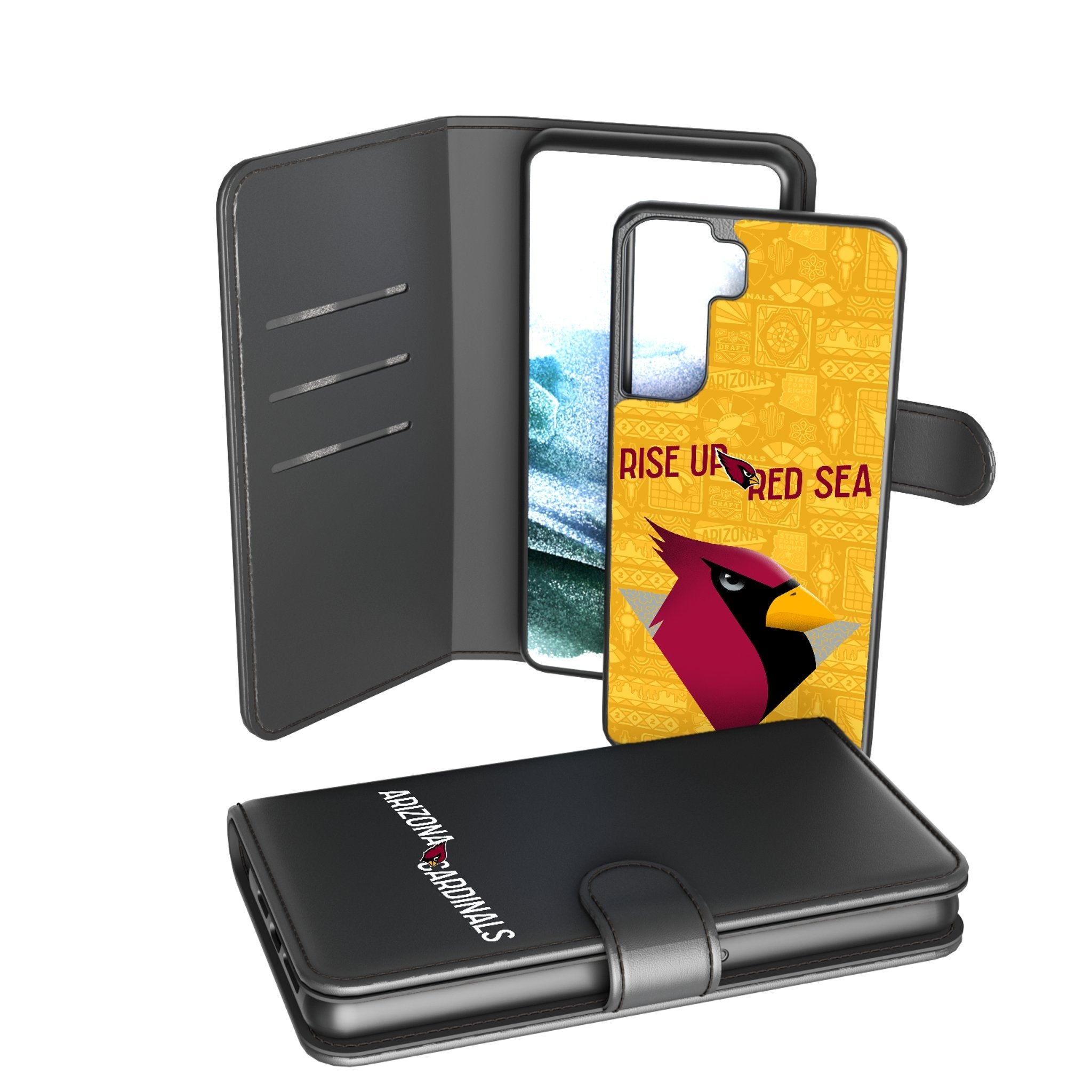 Arizona Cardinals 2024 Illustrated Limited Edition Wallet Phone Case